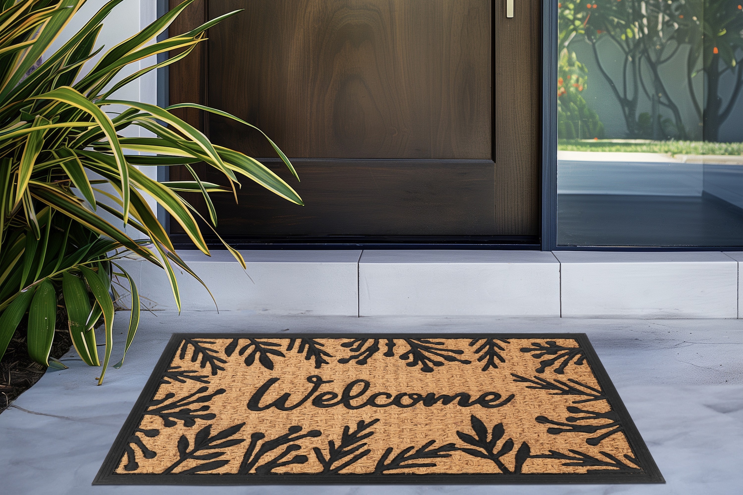 Kayoom Fußmatte »Fußmatte Entry 125« rechteckig 11 mm Höhe Kurzflor