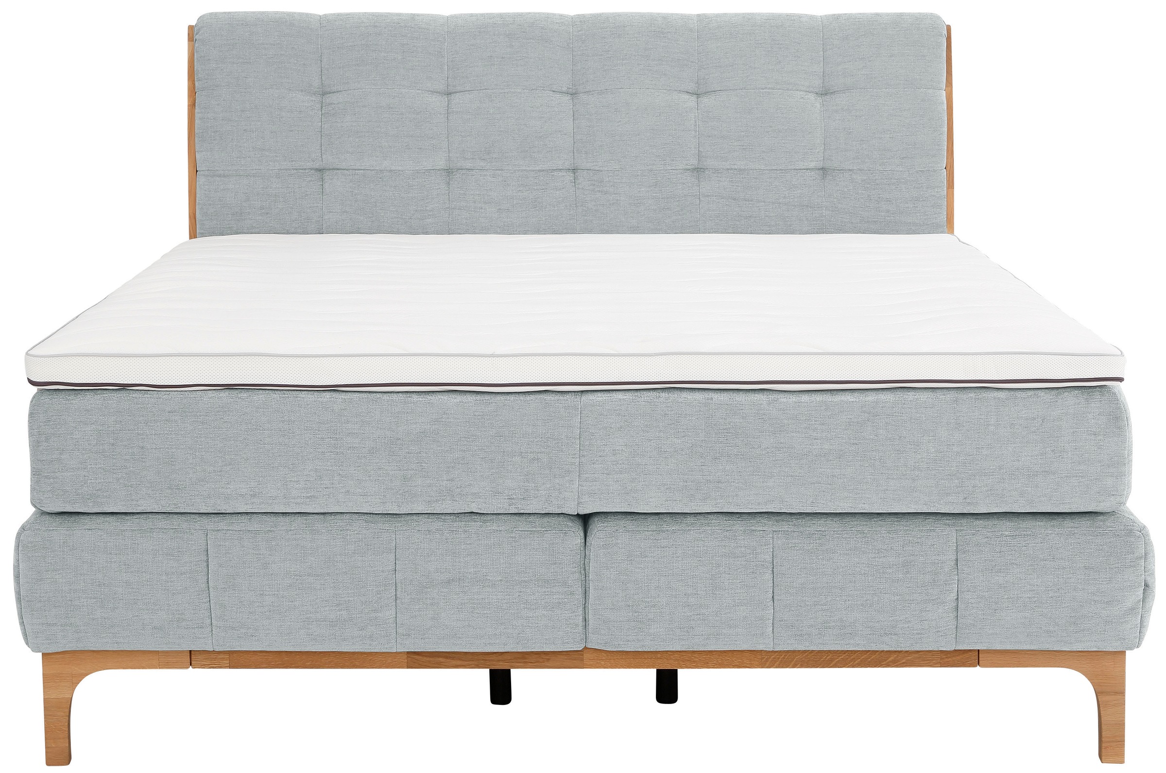 Thumbnail - OTTO home Boxspringbett "Jelle" 5 Stk. tlg. zertifizierte, recycelte Bezugsstoffe, verschiedene Ausführungen