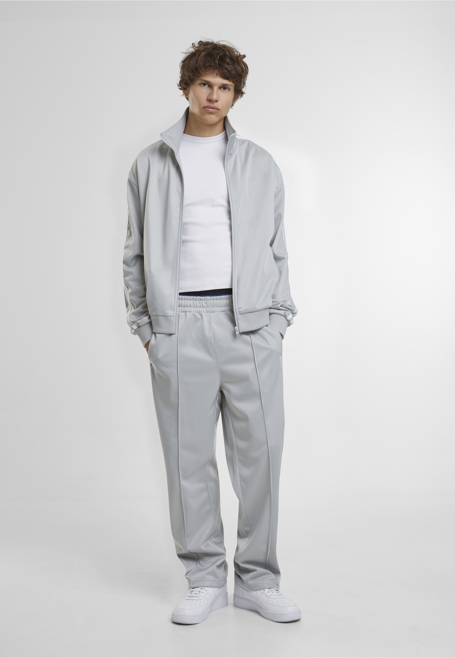 URBAN CLASSICS Langmantel »Urban Classics Retro Tricot Track Jacket«