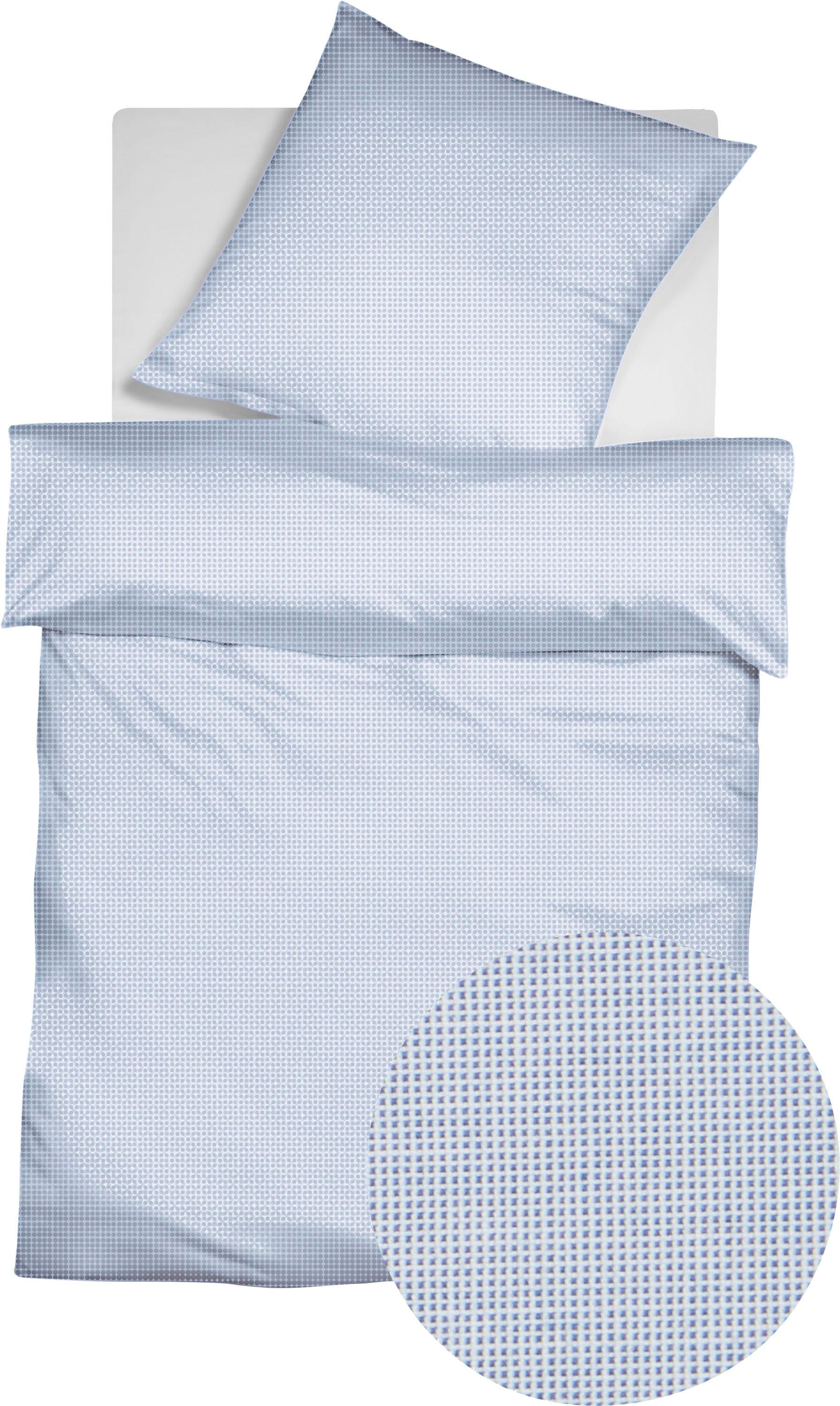 fleuresse Bettwäsche »Porto«, 100% Baumwolle, in Gr. 135x200, 155x220, 200x200cm, Reißverschluss