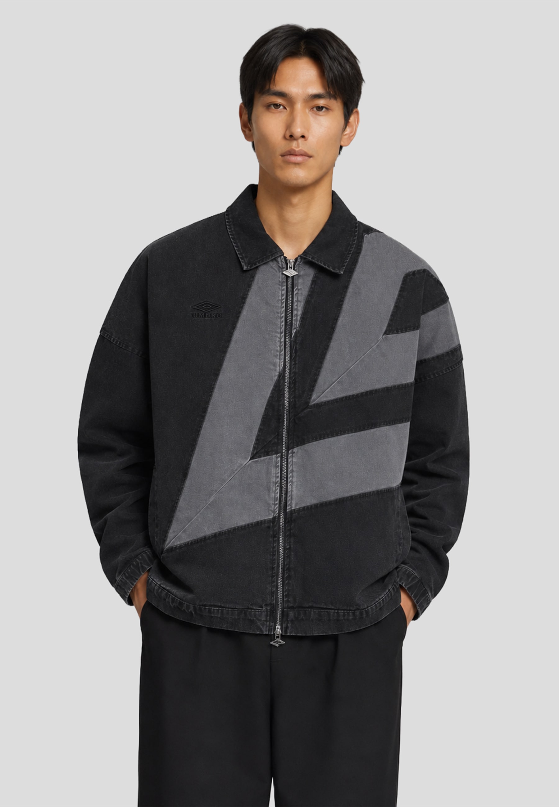 Umbro Outdoorjacke »Umbro WASHED DRILL JACKET« 1 Stk. tlg. ohne Kapuze