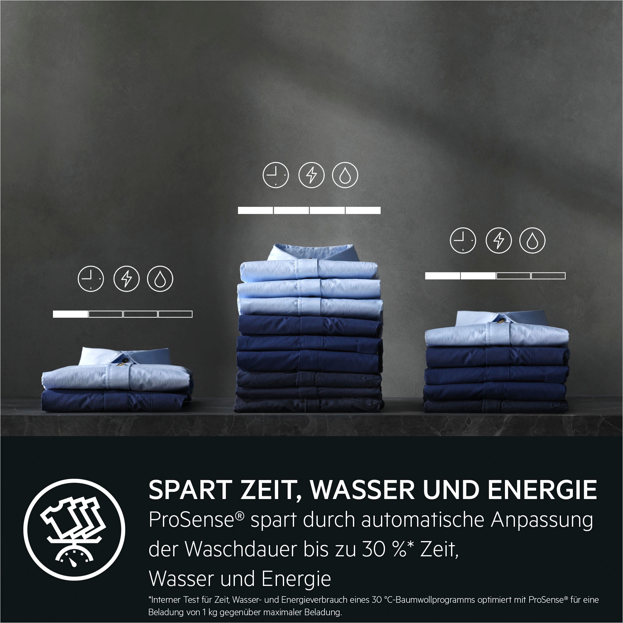 AEG Waschmaschine »LR6F60400«, 6000, LR6F60400, 10 kg, 1400 U/min, ProSense® Mengenautomatik​ - spart bis 40% Zeit, Wasser und Energie