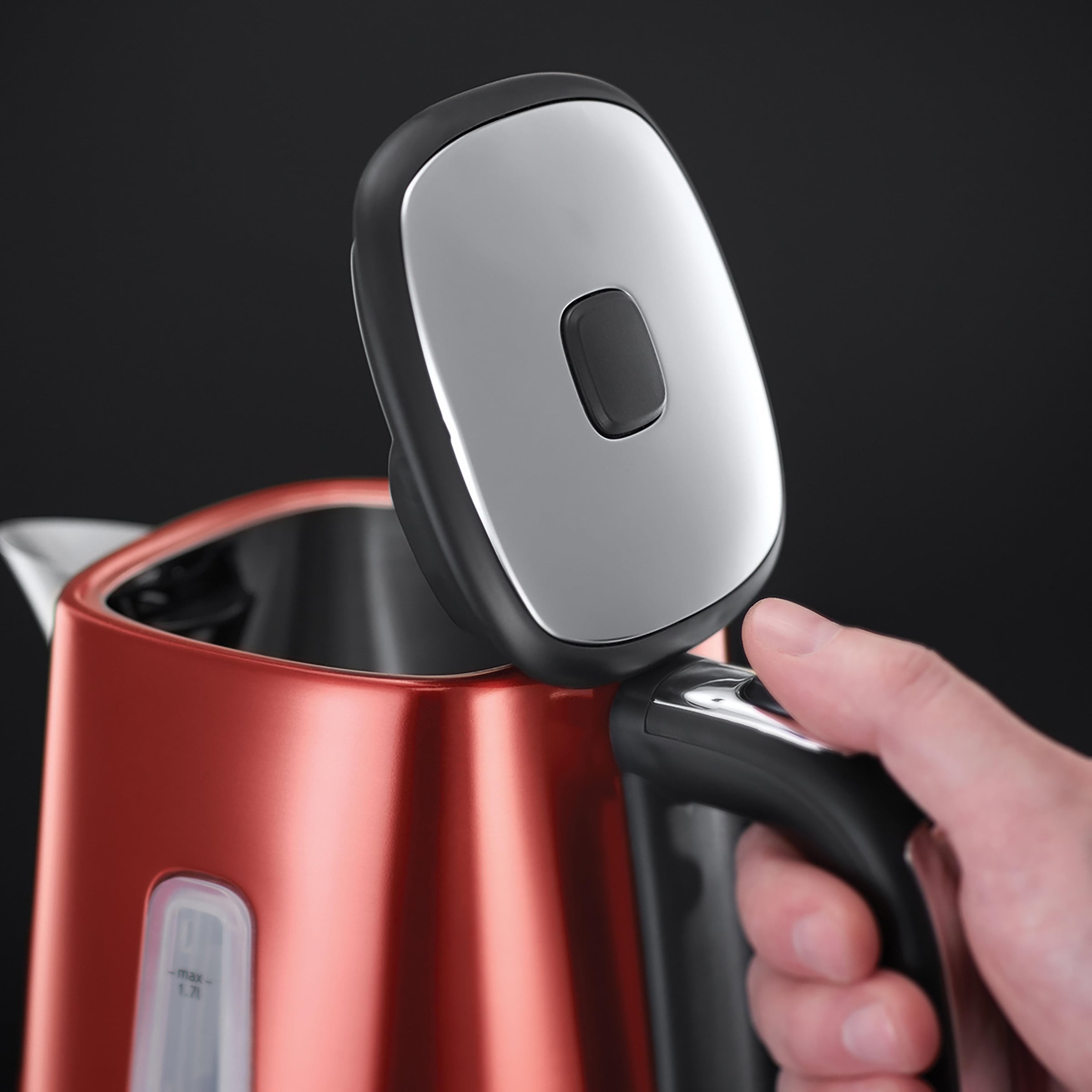 RUSSELL HOBBS Wasserkocher »23210-70 Luna Solar Red WK«, 1,7 l, 2400 W