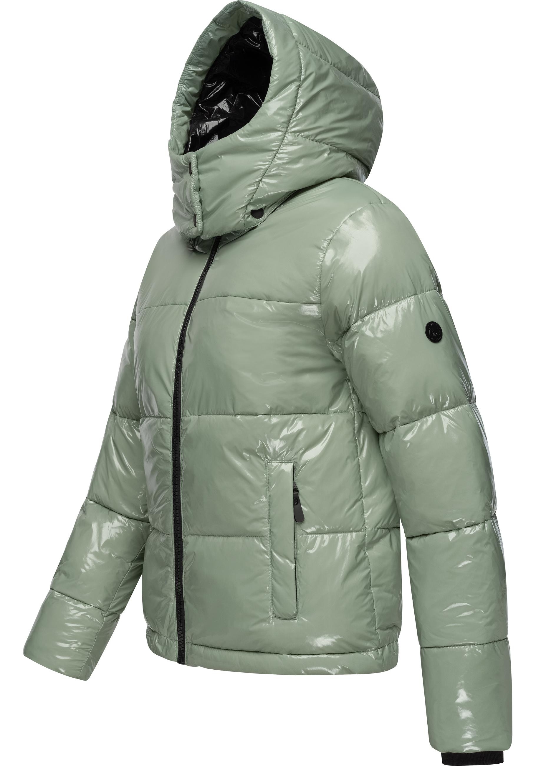 Ragwear Steppjacke »Roobie«, mit Kapuze, super stylische, gänzende Damen Winterjacke