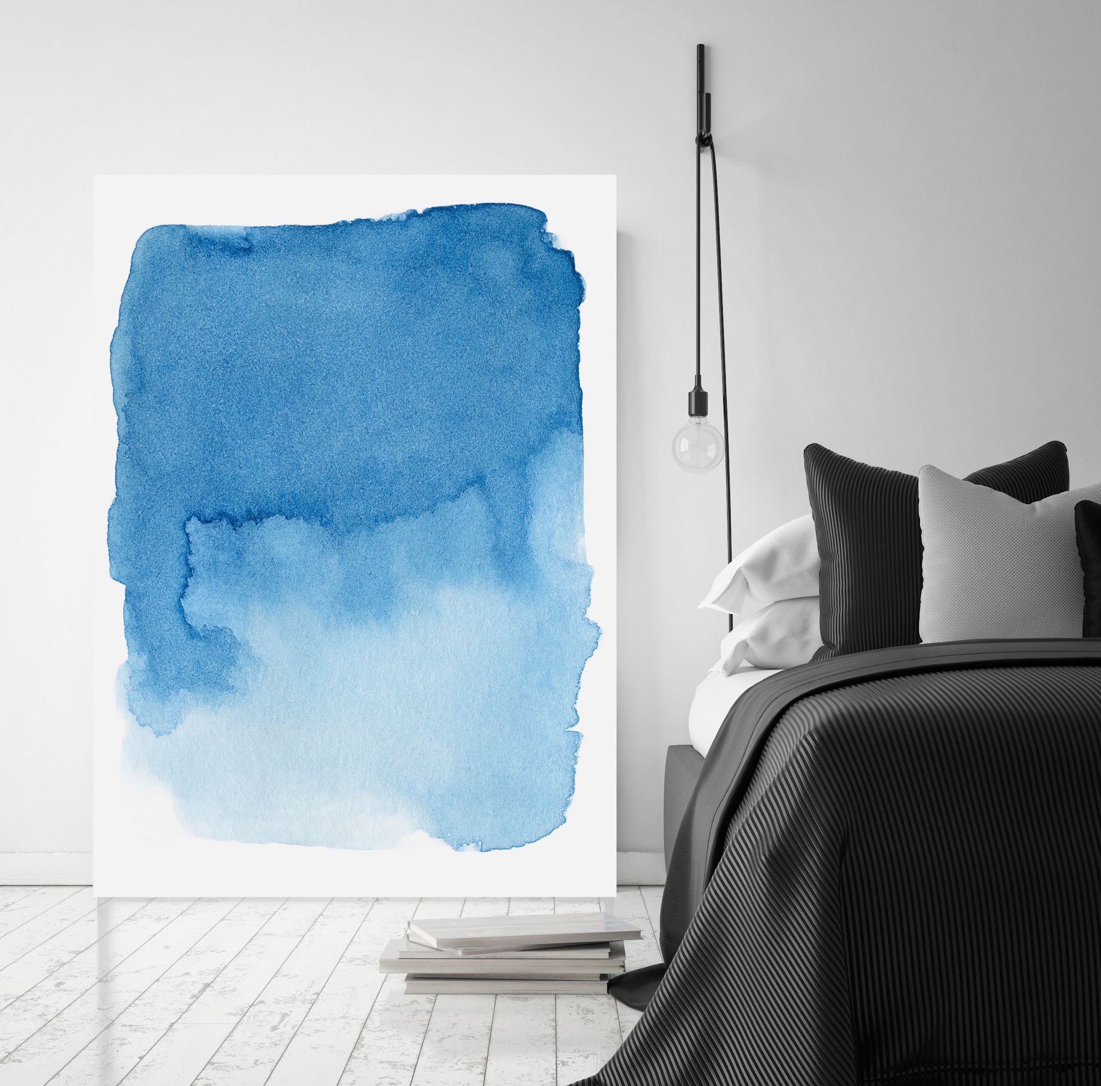 queence Leinwandbild »Farbe«, Abstrakte-Kunst-Modern, Premium-Leinwandstoff, Handarbeit aus Deutschland