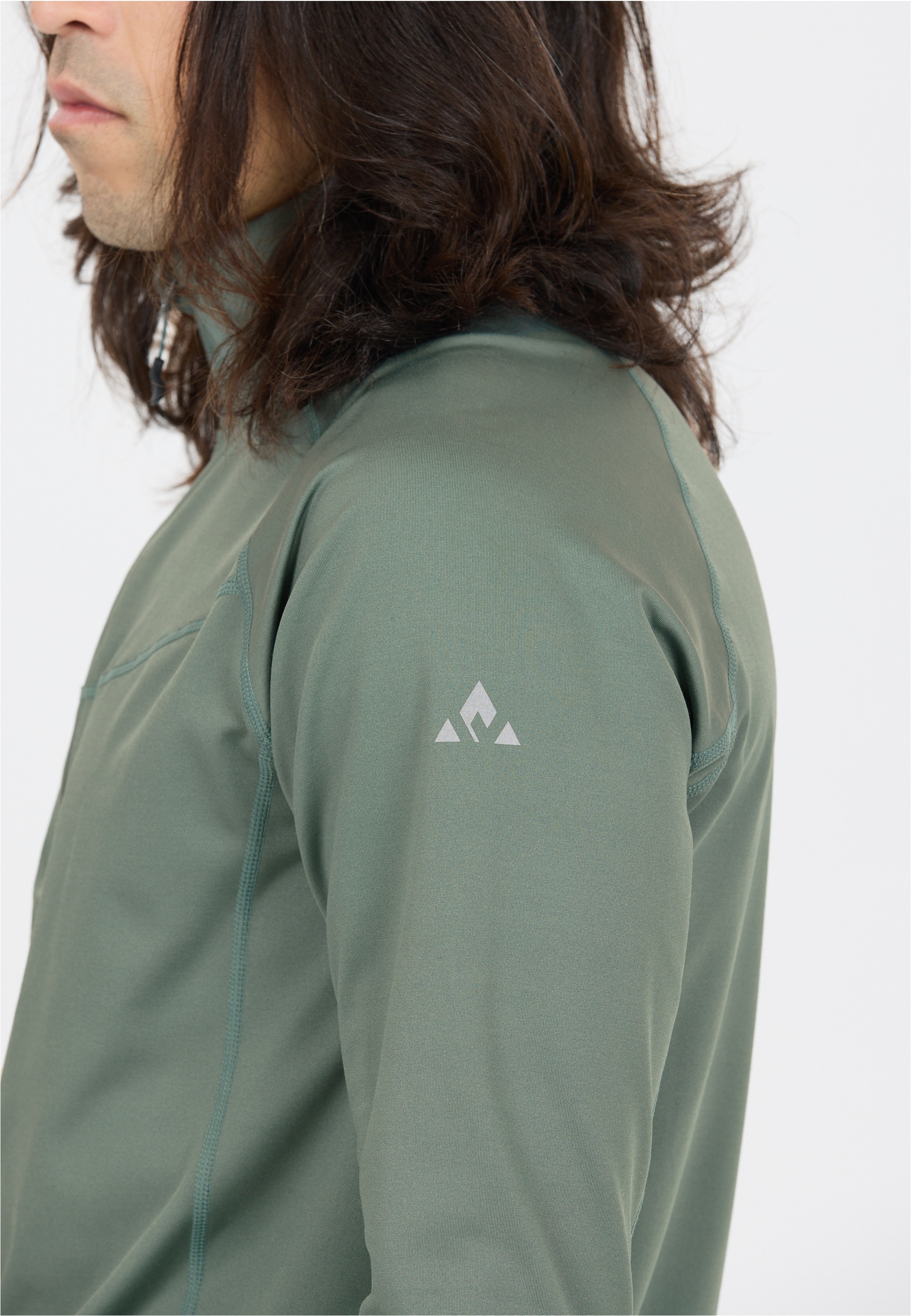 WHISTLER Langarmshirt »Baggio«, (1 tlg.), mit hochabschließendem Kragen