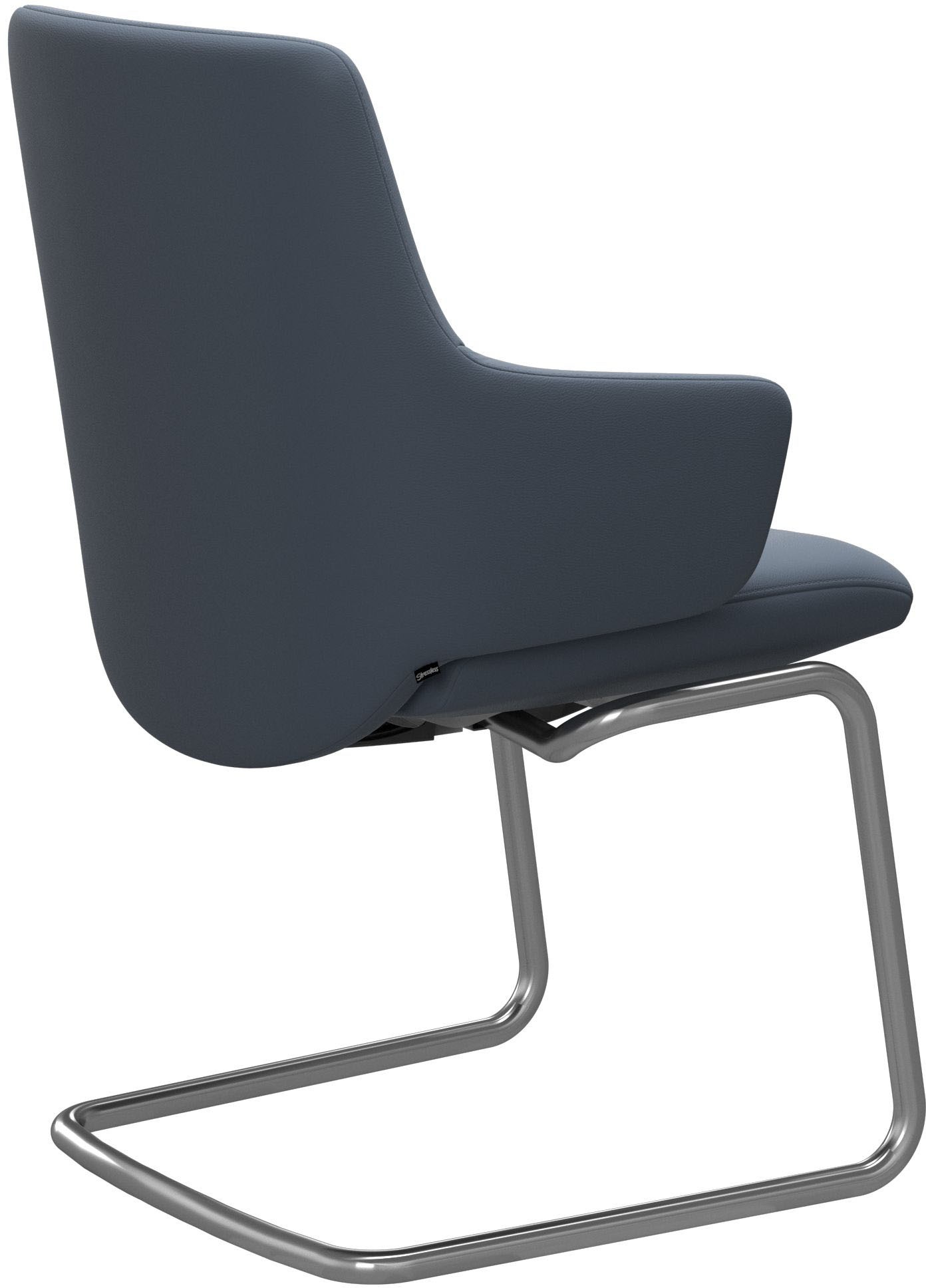Stressless® Polsterstuhl »Laurel«, Leder PALOMA, Low Back mit Armlehne, Größe L, mit Beinen aus Stahl in Chrom glänzend