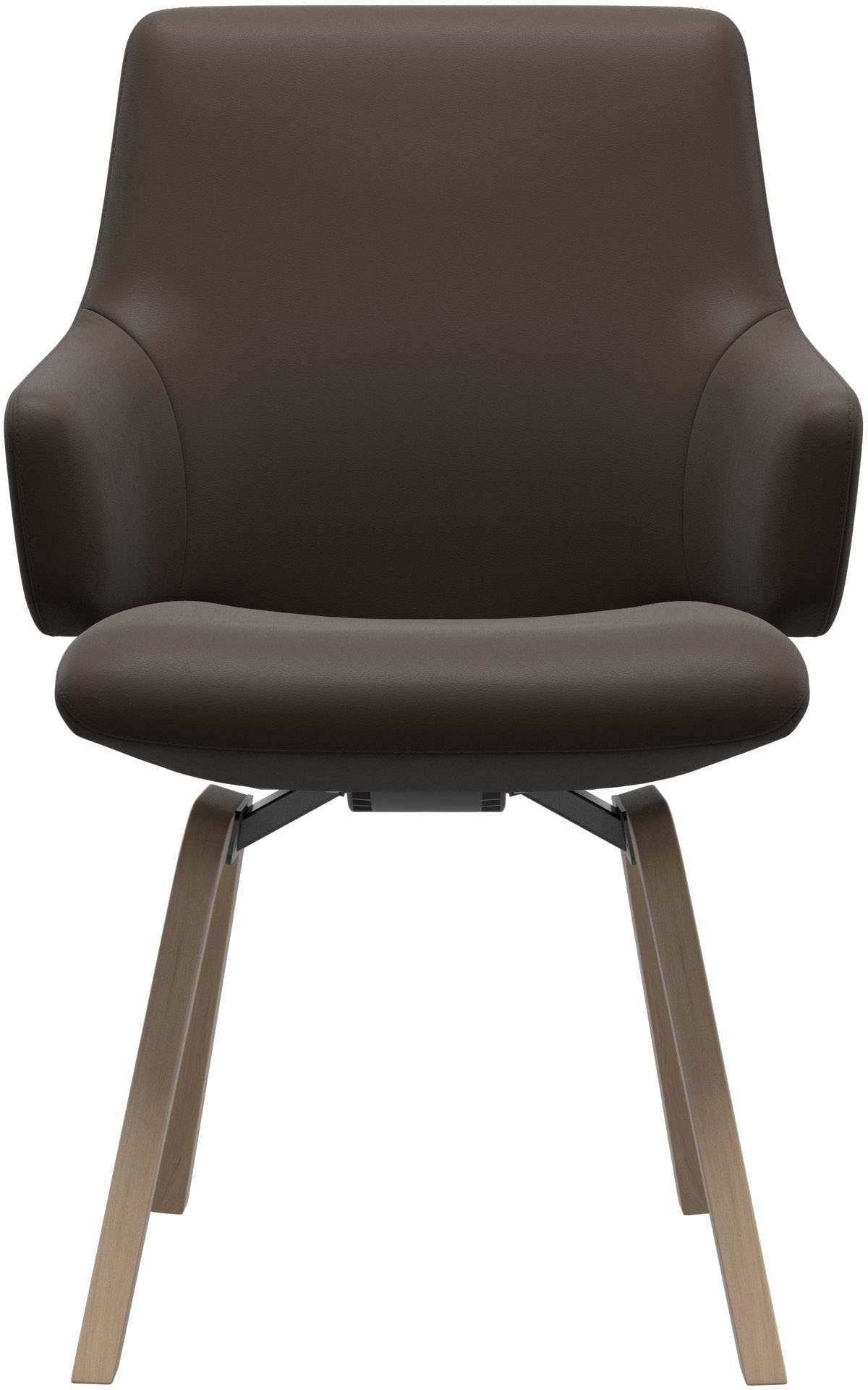 Stressless® Polsterstuhl »Laurel«, Leder BATICK, Low Back mit Armlehne, Größe L, mit schräggestellten Beinen in Eiche