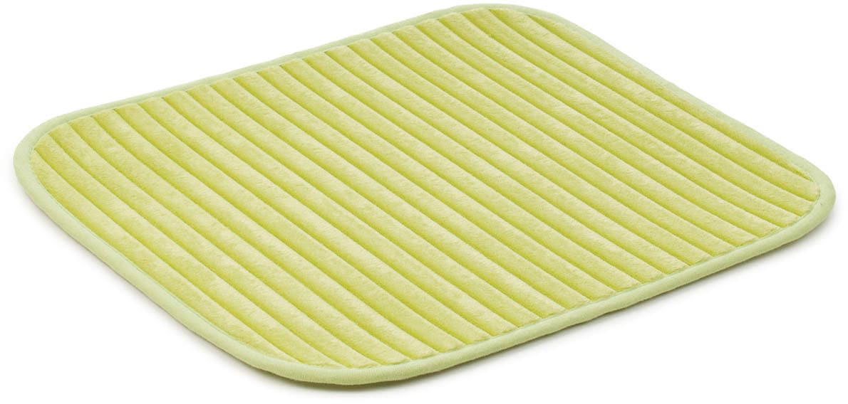 Gözze 1100000002199 "Berlin" Höhe 7 mm rutschhemmend beschichtet fußbodenheizungsgeeignet Badteppich, Uni Farben, Cord Optik, waschbar