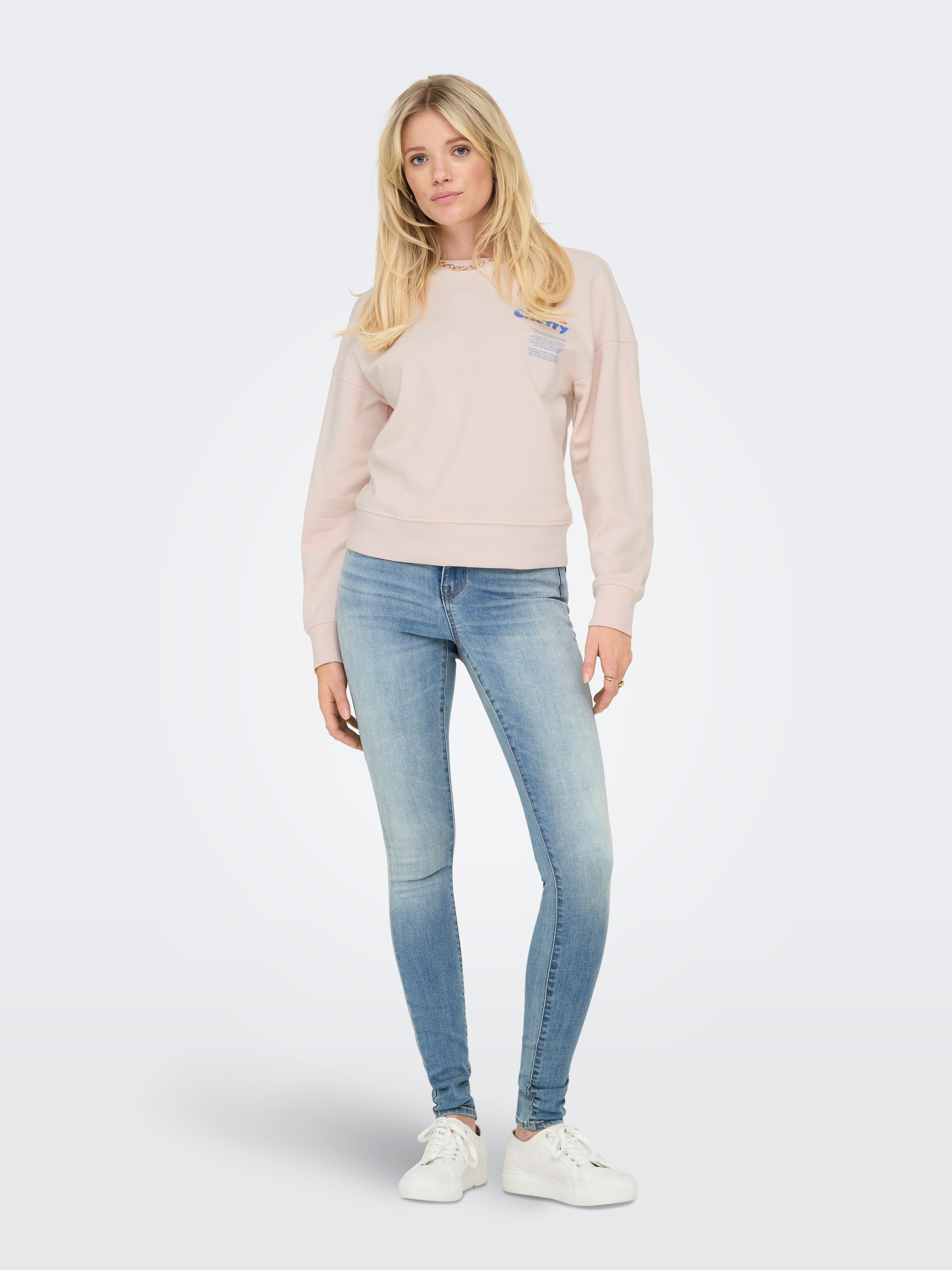 ONLY Sweatshirt »ONLPHILEA L/S FRUIT O-NECK UB SWT«