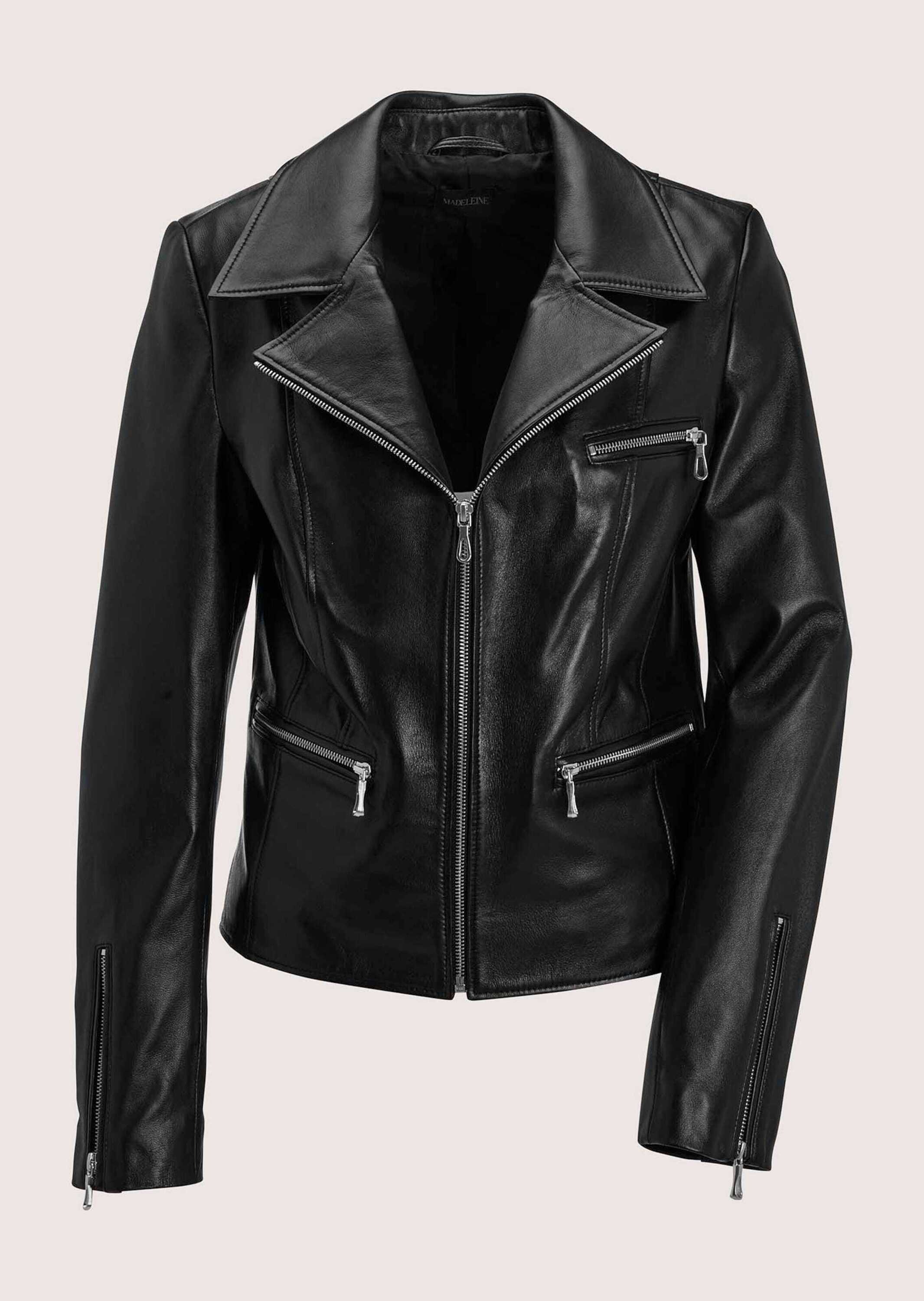 MADELEINE Lederjacke "Lederjacke Langarmjacke aus feinstem Lammnappa" Lammn günstig online kaufen