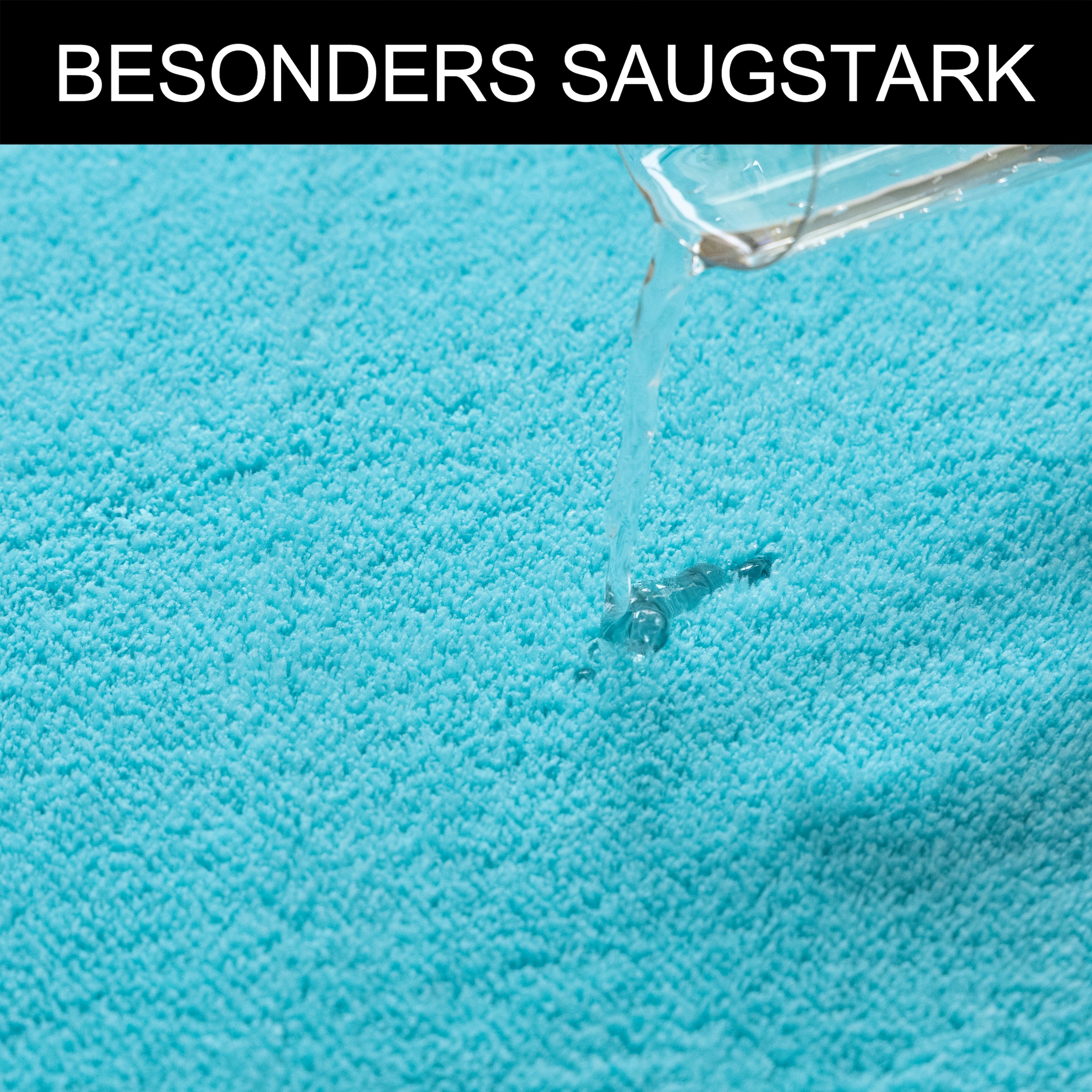 OTTO home Badematte »Cali, Badvorleger, Badezimmer Teppich, Duschvorleger« Höhe 10 mm rutschhemmend beschichtet fußbodenheizungsgeeignet | schnell trocknend weich, Uni Farben, auch als Teppich erhältlich