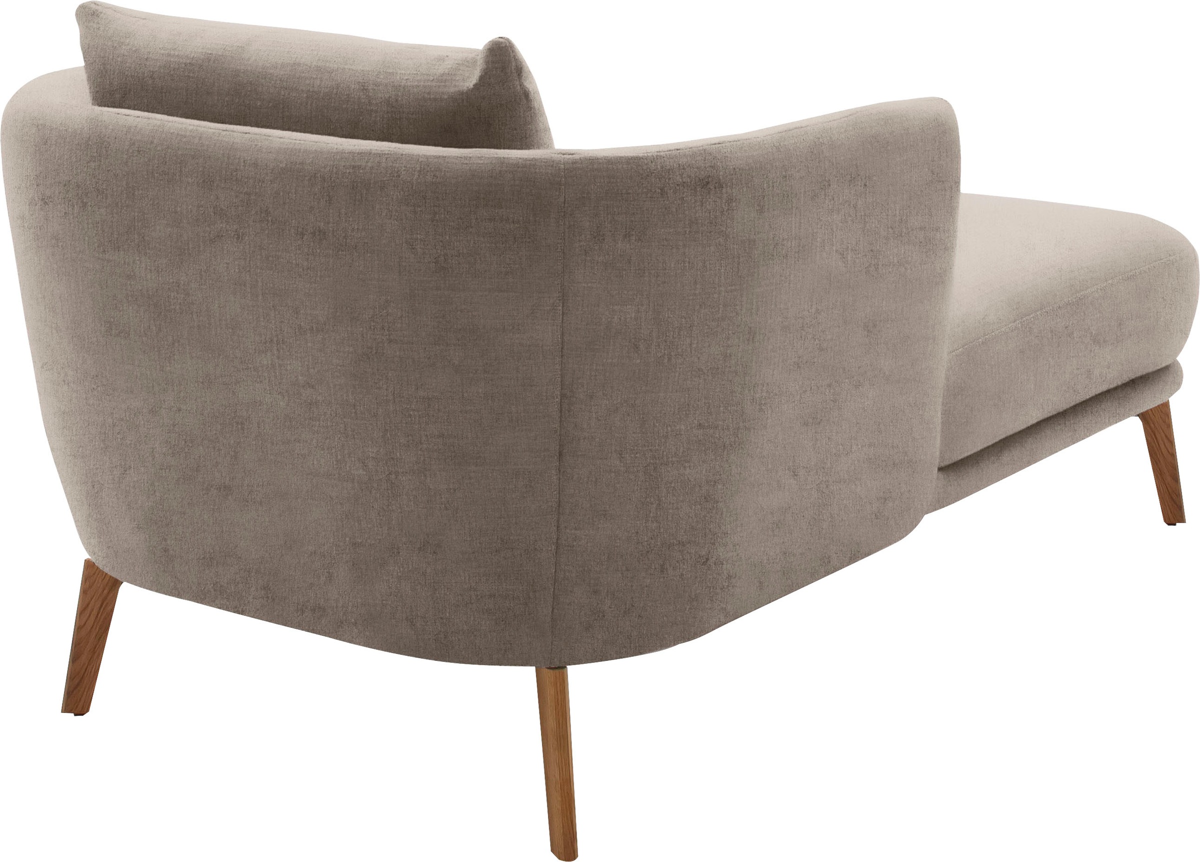 SCHÖNER WOHNEN-Kollektion Chaiselongue »Pearl - 5 Jahre Hersteller-Garantie, auch in Bouclé. Füße Massivholz«, Loveseat und Loungesessel, Maße (B/H/T): 101/71/161 cm