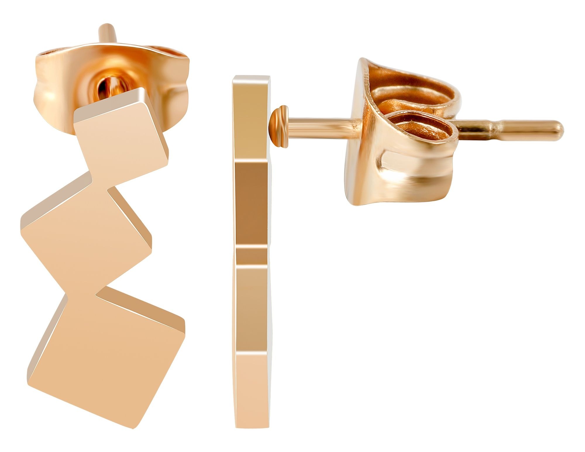 Paar Ohrhänger ADELIA´S "Damen Ohrringe – Ohrstecker aus Edelstahl", Damen, Gr. Damen, Edelstahl, gold, Ohrringe, Ein kleines Geschenk mit großer Wirkung 7