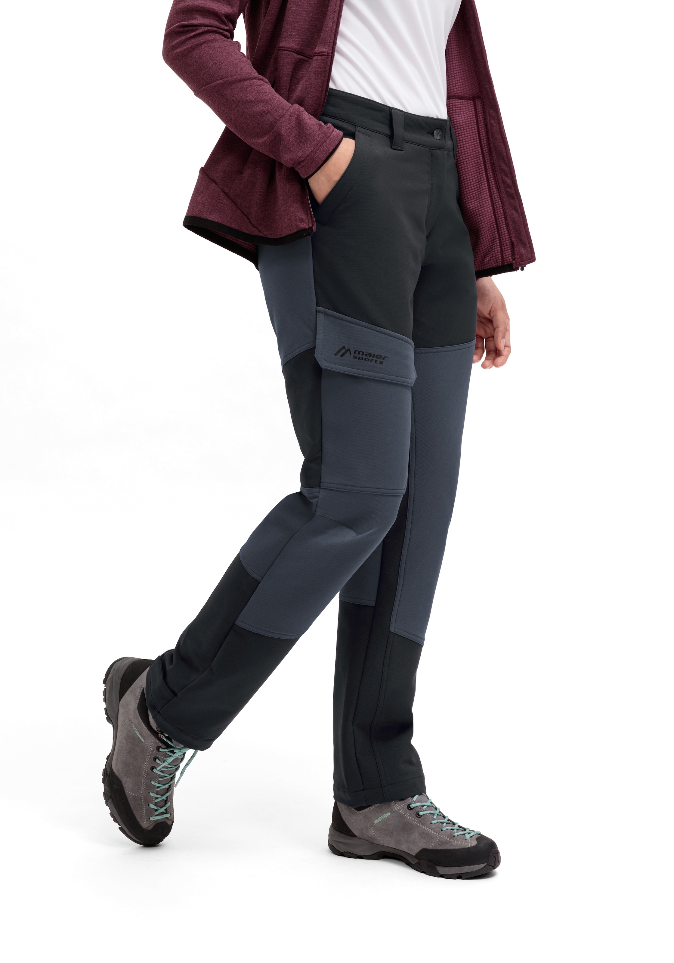 Maier Sports Outdoorhose »Fleeceflex W«, robuste Damen Winter-Trekkinghose 4-Wege-Stretch