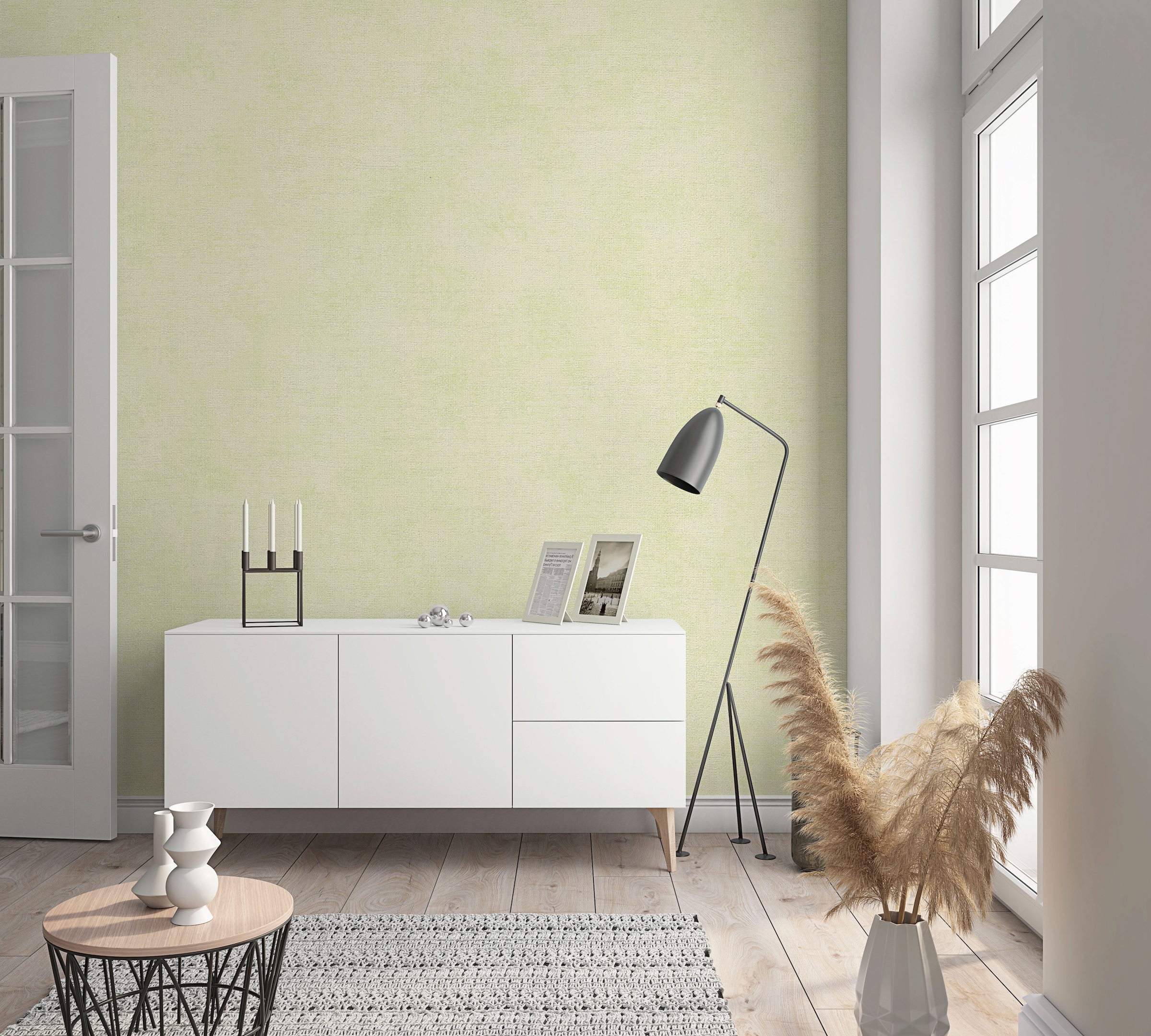 Marburg Vliestapete, uni, moderne Tapete für Wohnzimmer Schlafzimmer Küche
