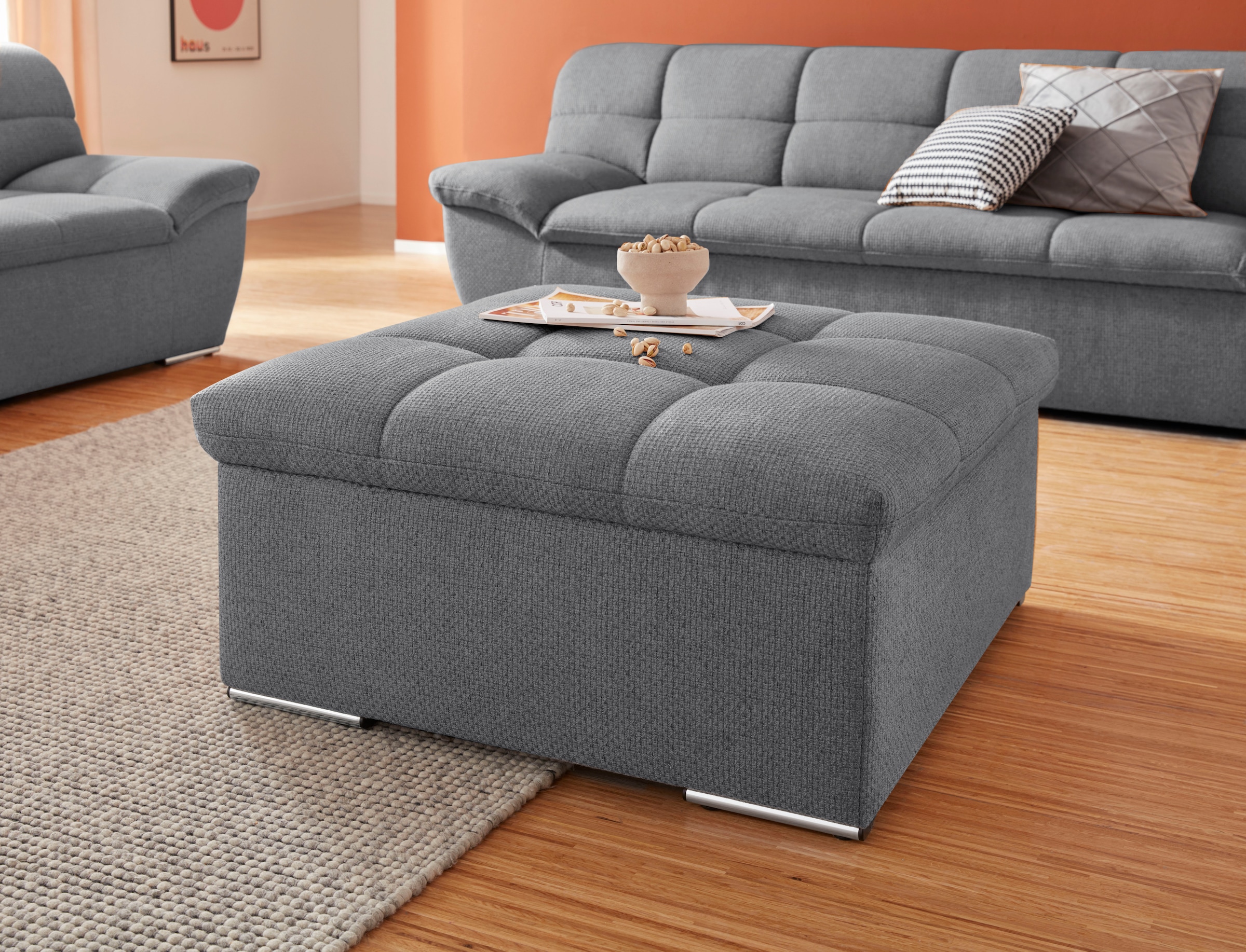 DOMO collection Sitzhocker »Lagoa«, in großer Farbauswahl