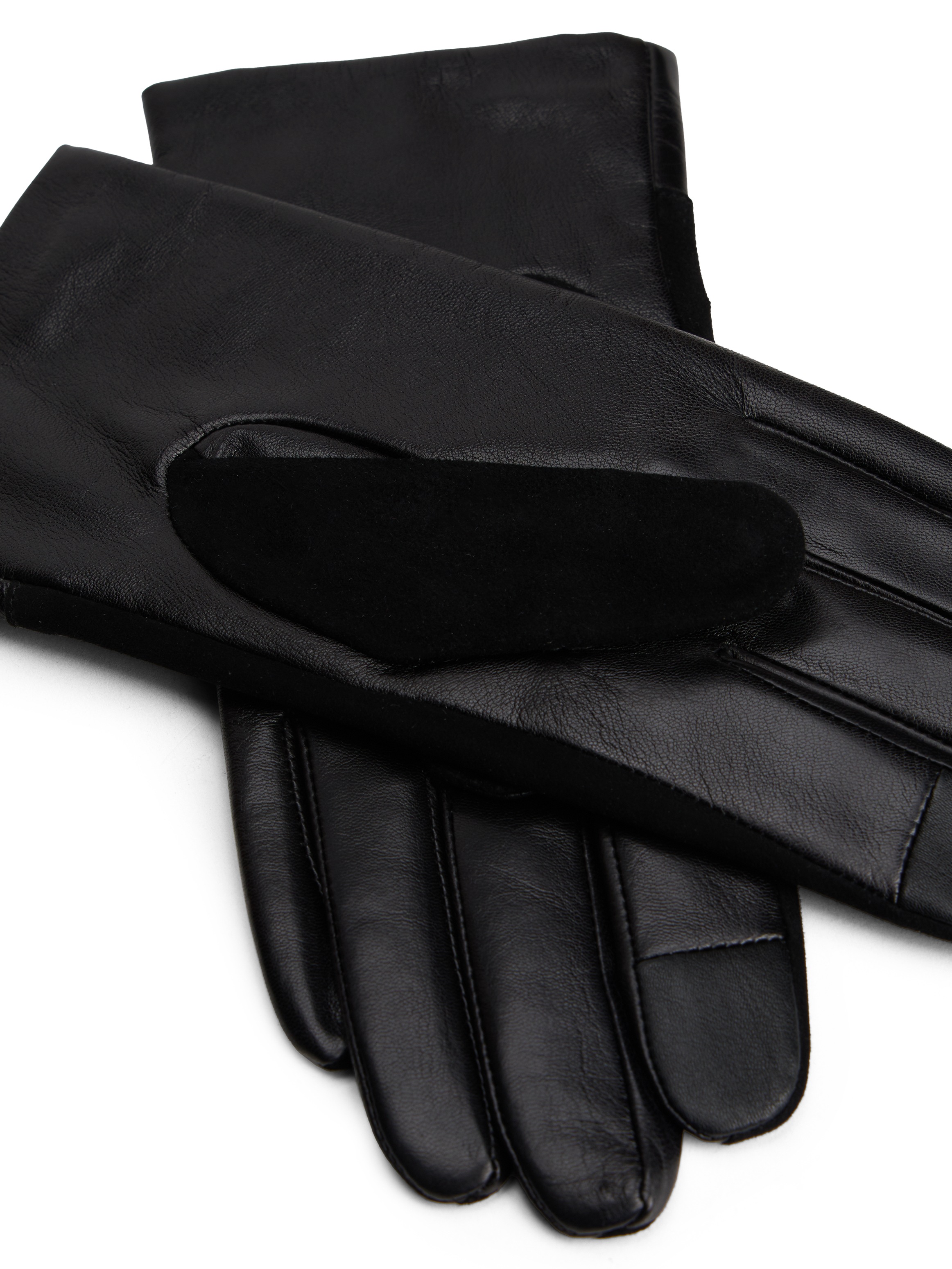 Tommy Hilfiger Lederhandschuhe »TH SUEDE LEATHER«, aus Glatt- und Wildleder, für Damen