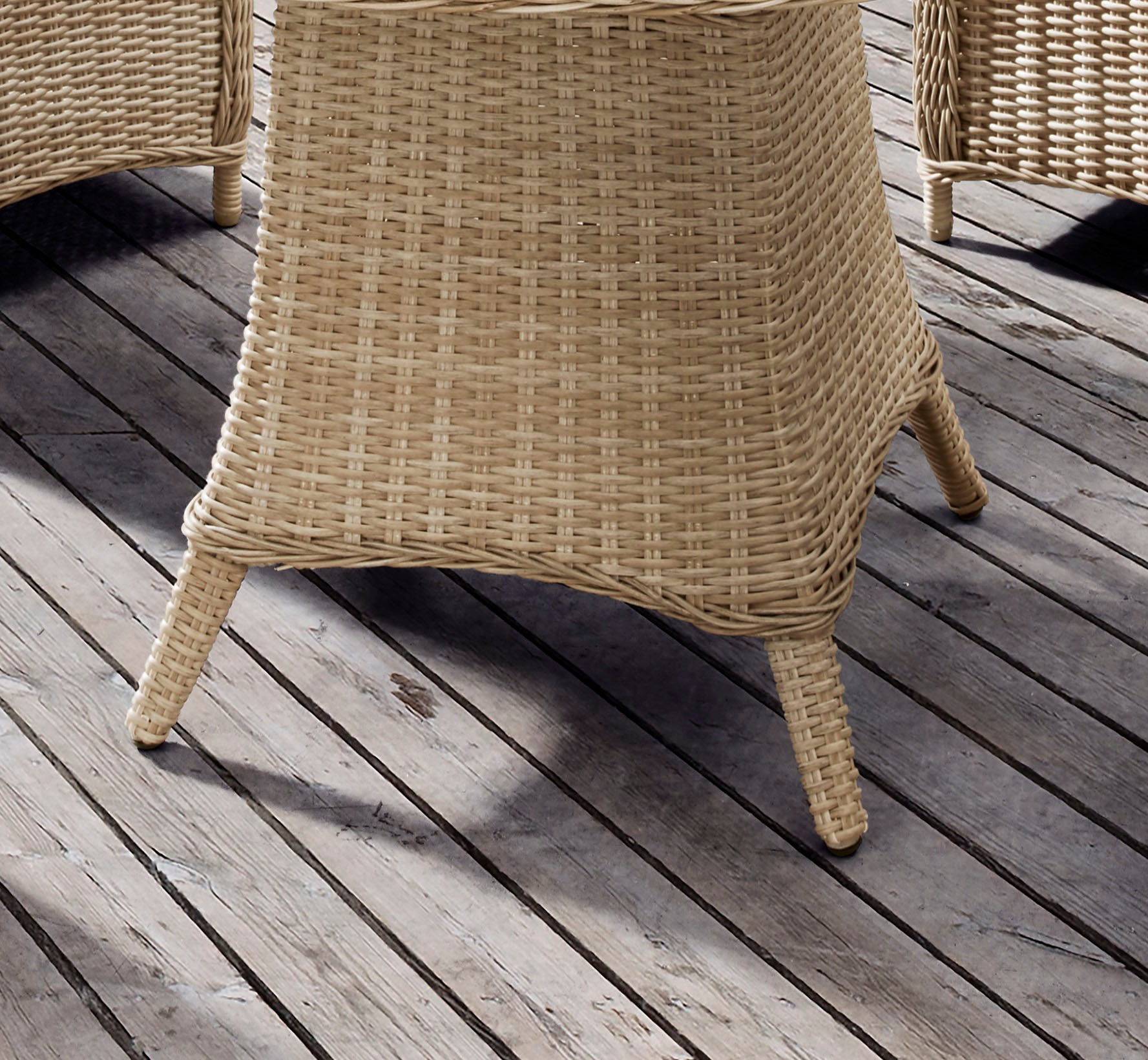 Destiny Garten-Essgruppe »LUNA«, (13 tlg., 4x Sessel, 1x Tisch, inkl. Auflagen), Aluminium, Polyrattan