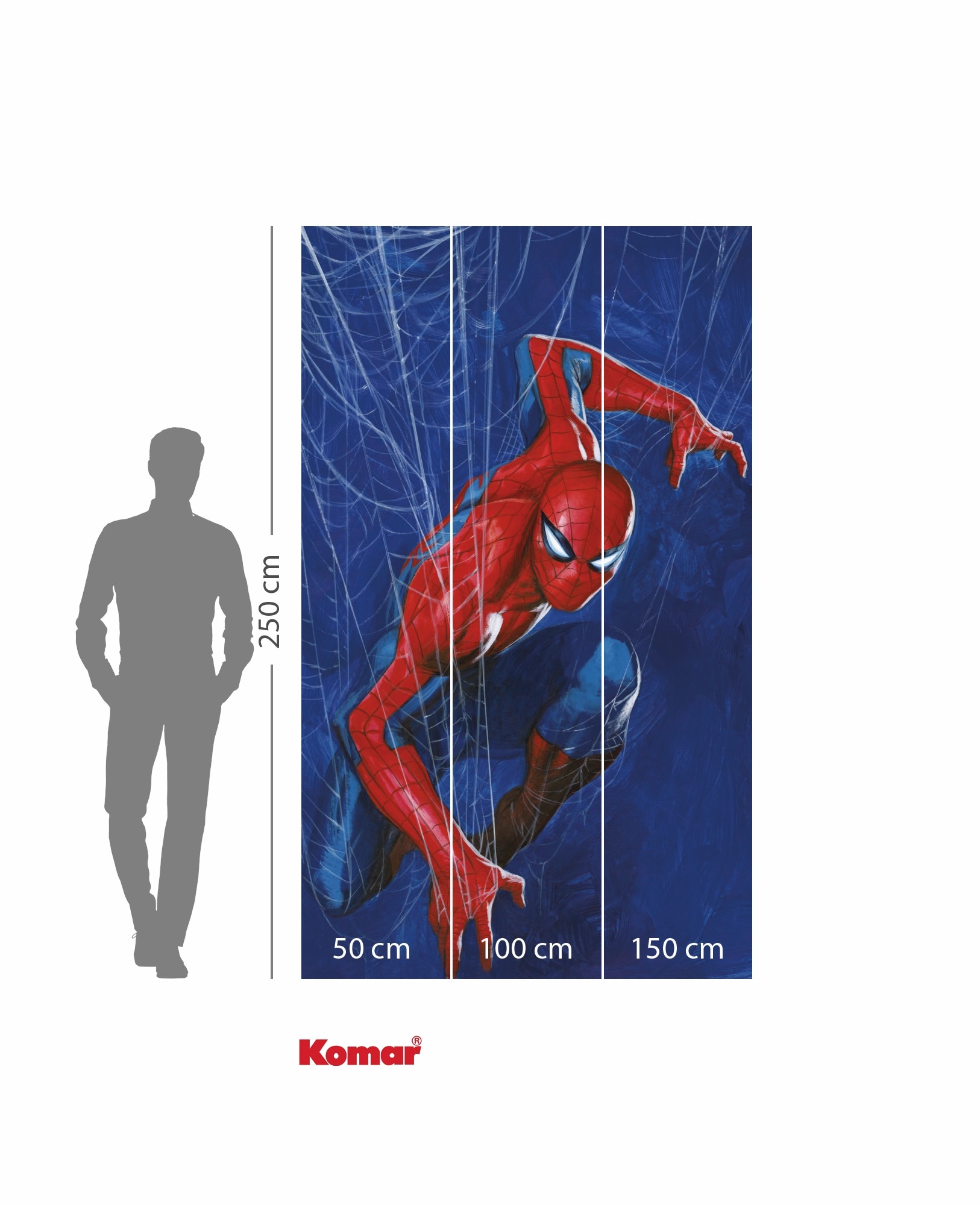 Komar Kindertapete »Marvel Spider-Man Spider Web«, bedruckt