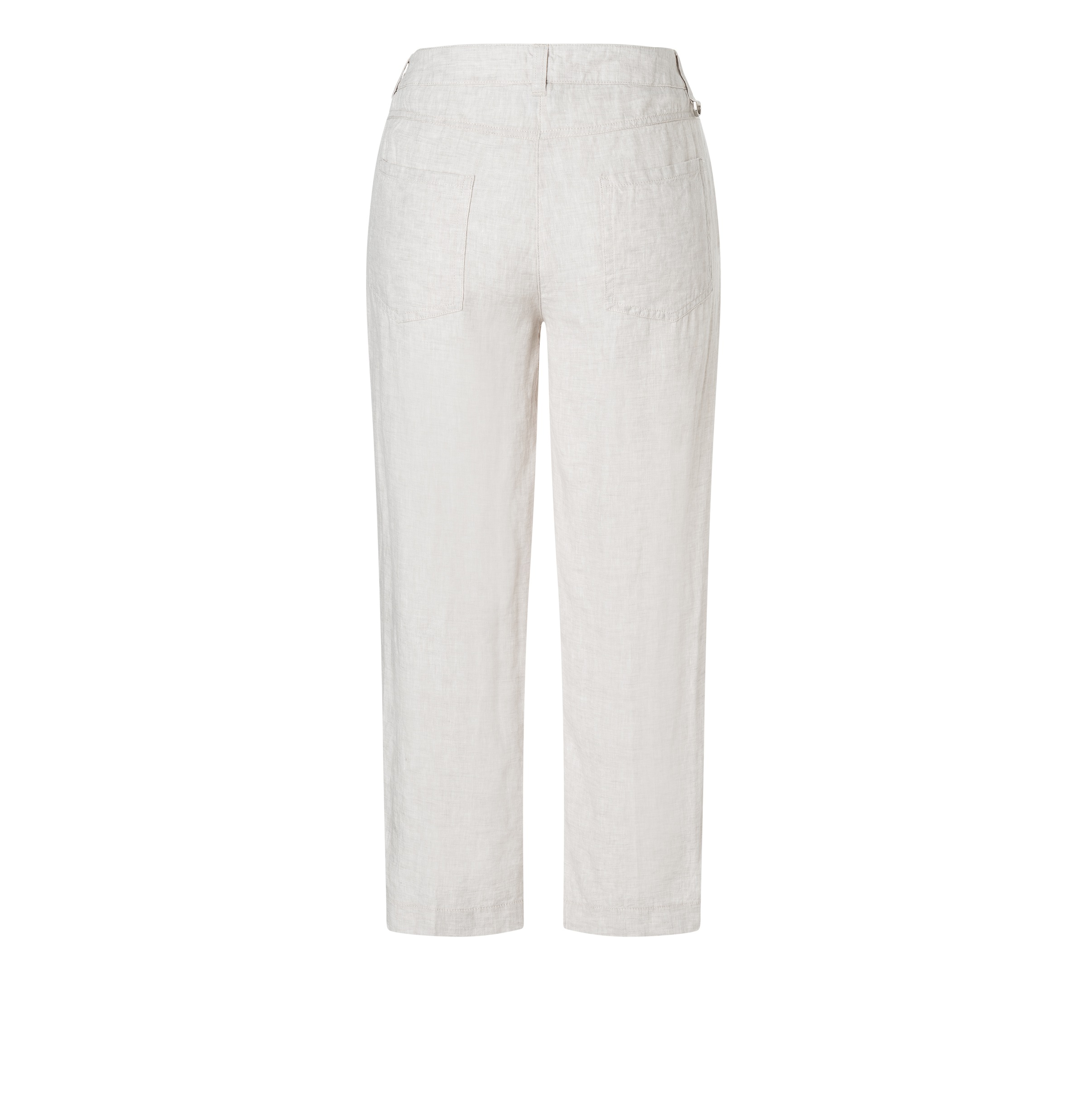 MAC Leinenhose »NORA cropped«, temperaturausgleichend und angenehm auf der Haut