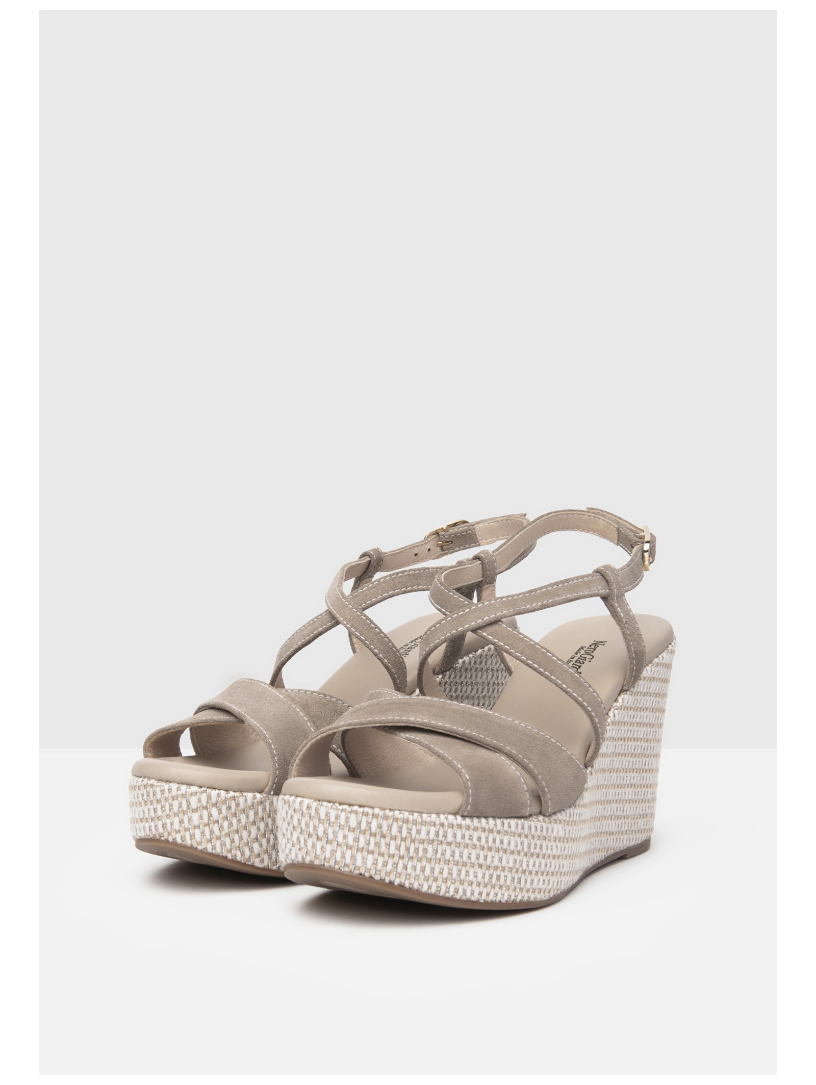 Nero Giardini Keilsandalette »Nero Giardini Sandalen Veloursleder«