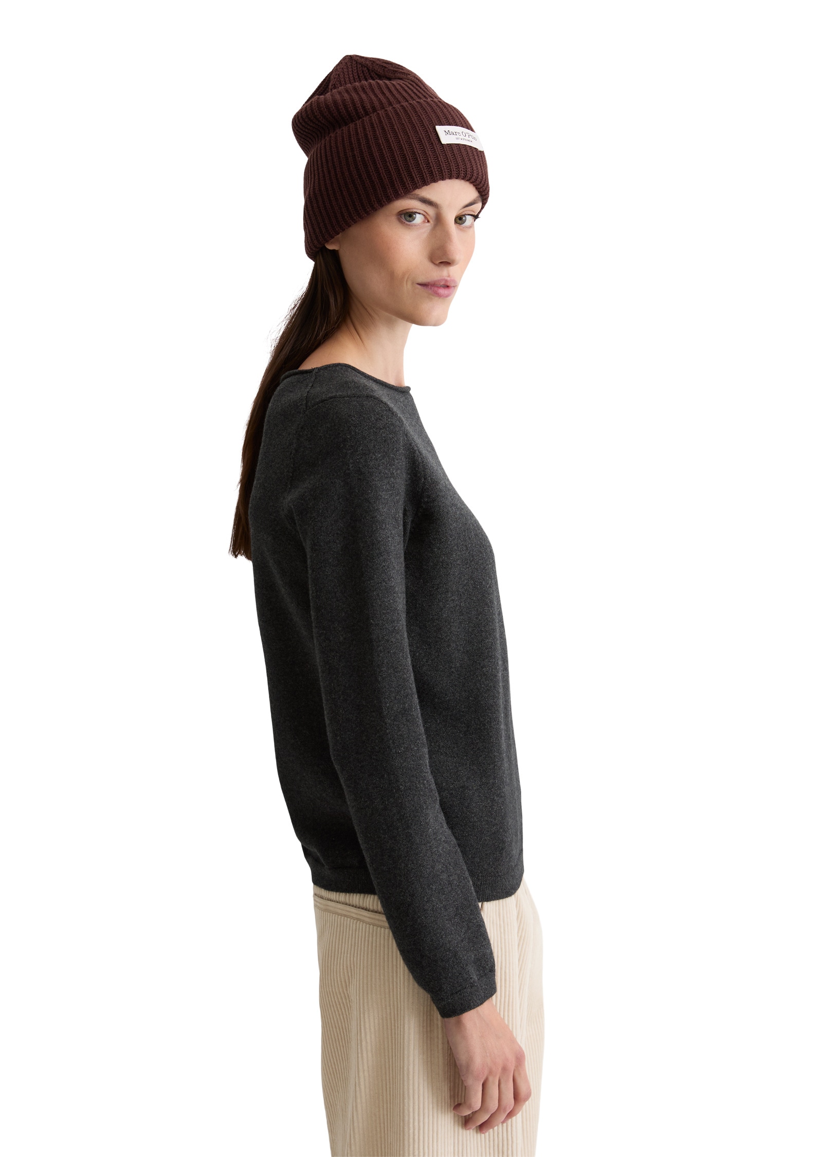 Marc O'Polo Strickpullover »aus softem Baumwolle-Schurwolle-Mix«