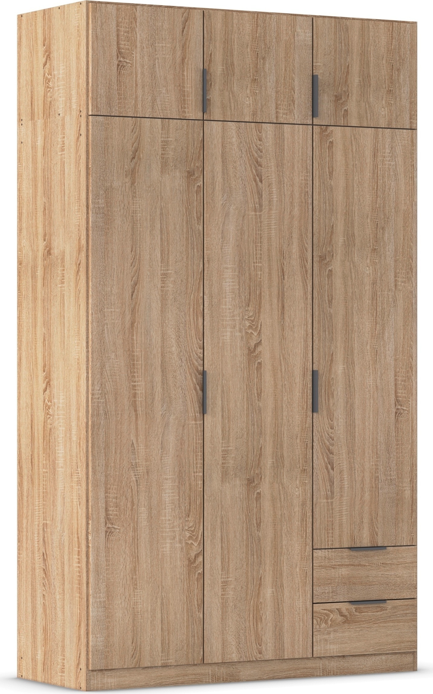 rauch Kleiderschrank "Drehtürenschrank Schrank Garderobe Ankleide Schlafzimmer LAGOA" 3 verschiedene Ausstattungen BASIC/CLASSIC/PREMIUM (inkl. SOFT-CLOSE), mit geräumigen Schubladen, optional mit Aufsatz MADE IN GERMANY