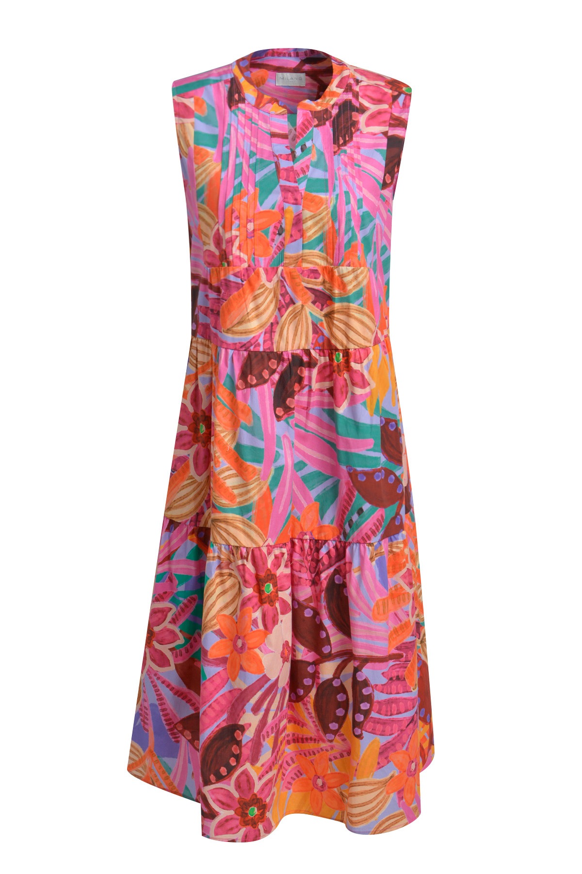 Milano Italy Sommerkleid Eingrifftaschen