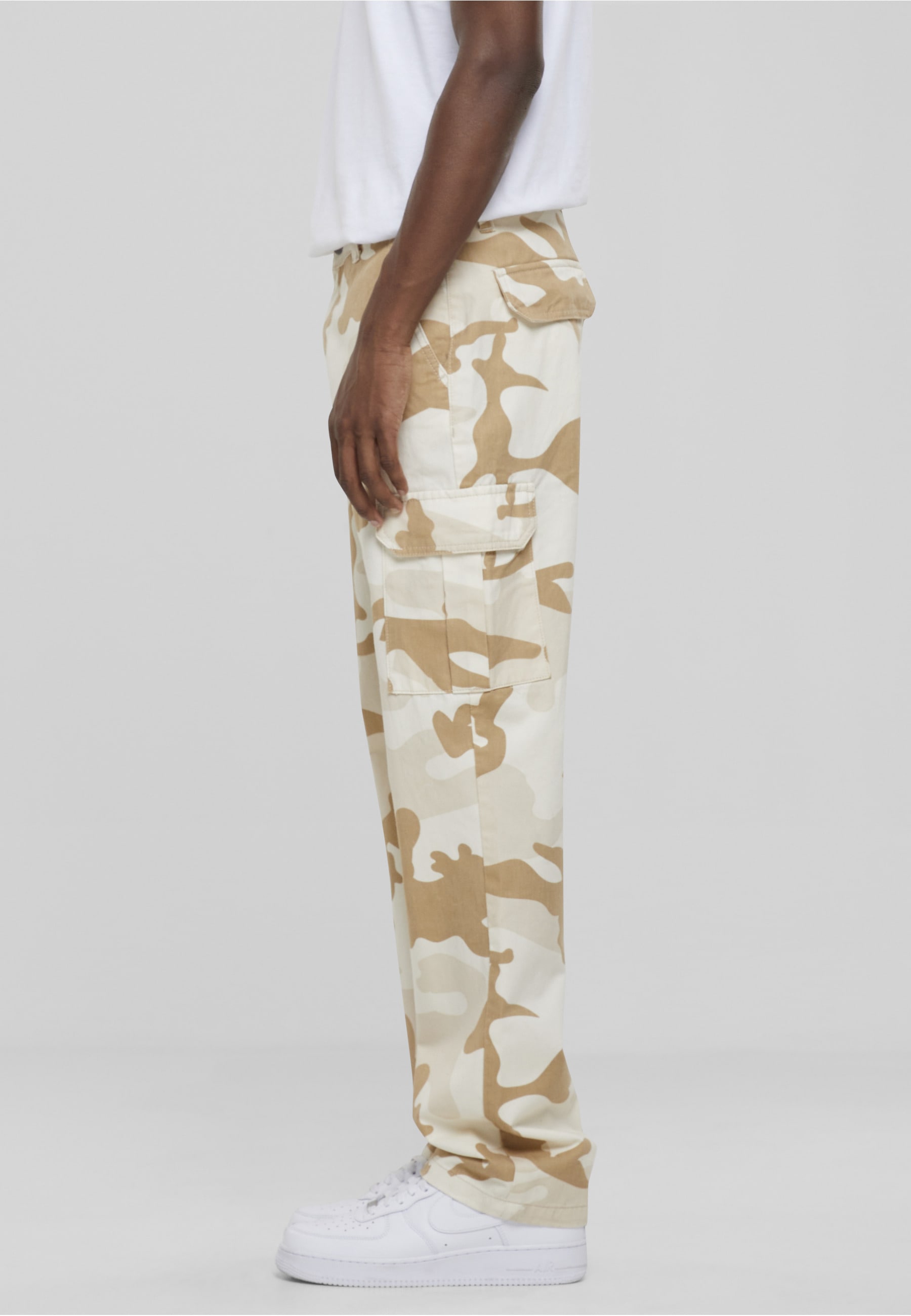 URBAN CLASSICS Cargohose »Urban Classics Herren Straight Leg Camo Cargo Pants«
