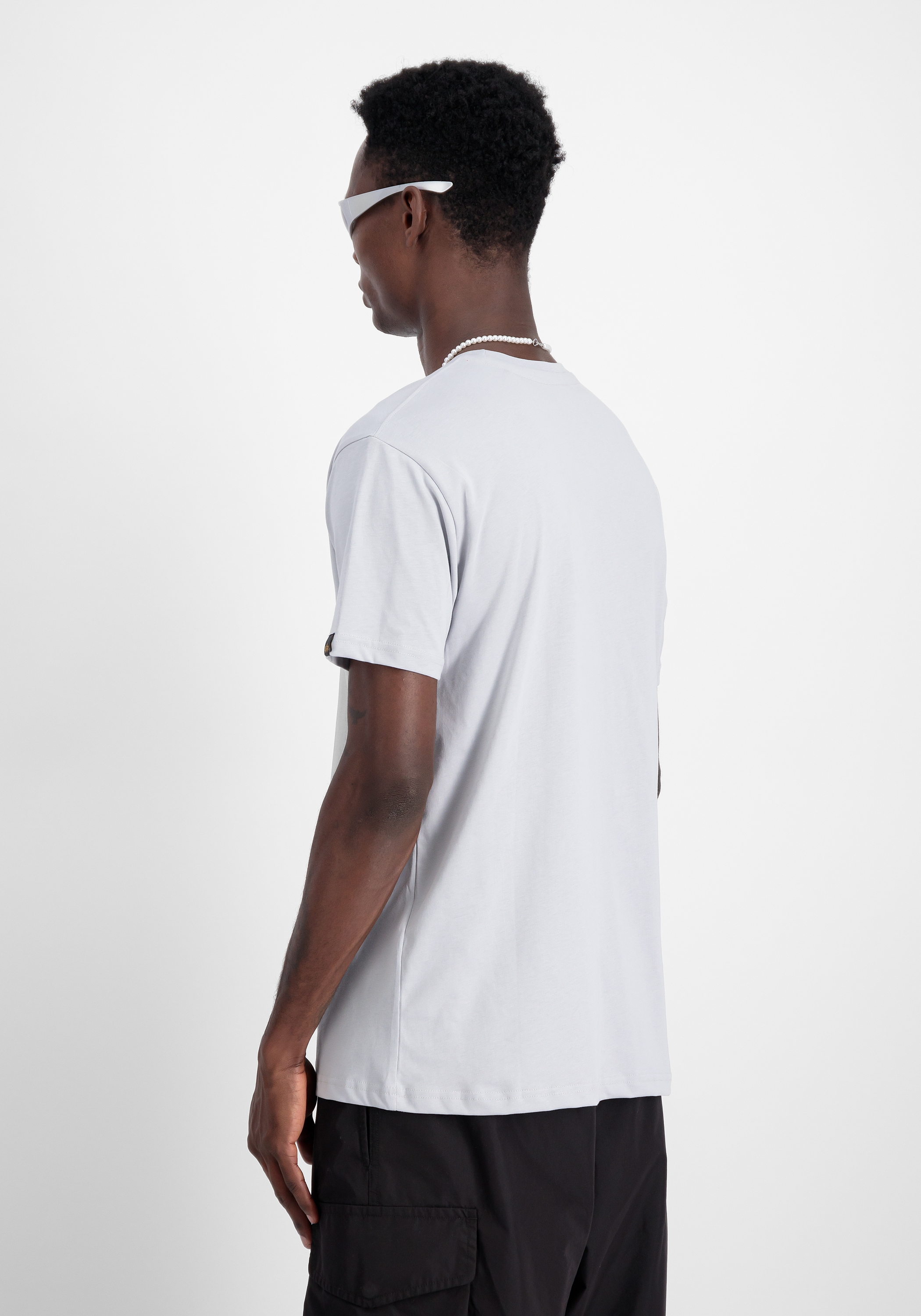 Alpha Industries T-Shirt »Alpha Industries Men - T-Shirts Satin Logo T-Shirt«