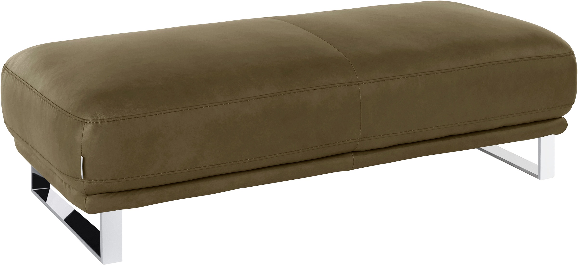 W.SCHILLIG Hocker »montanaa«, mit Metallkufen in Chrom glänzend, Breite 141 cm