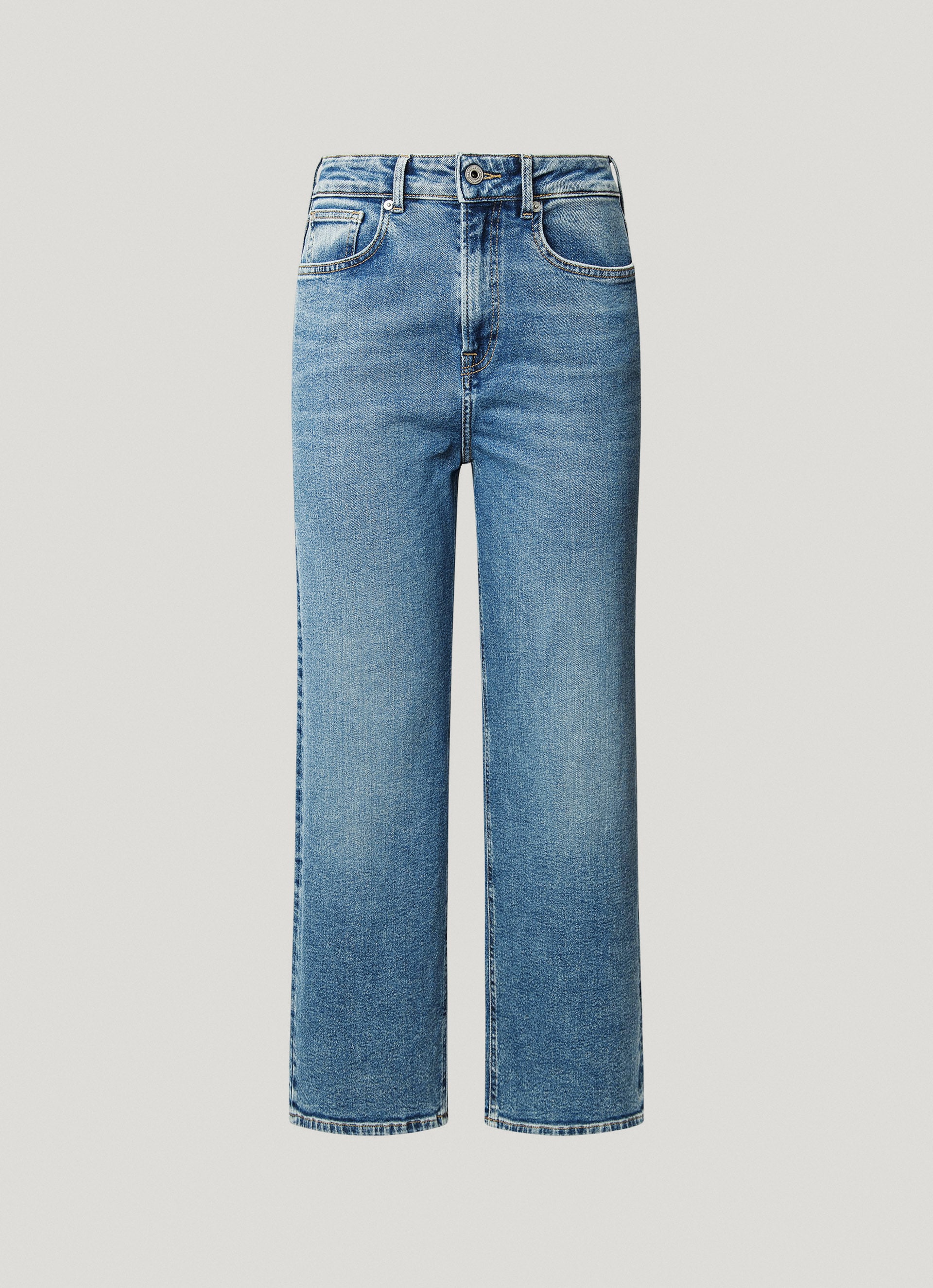 Gerade Jeans »STRAIGHT JEANS UHW«, mit hohem Bund