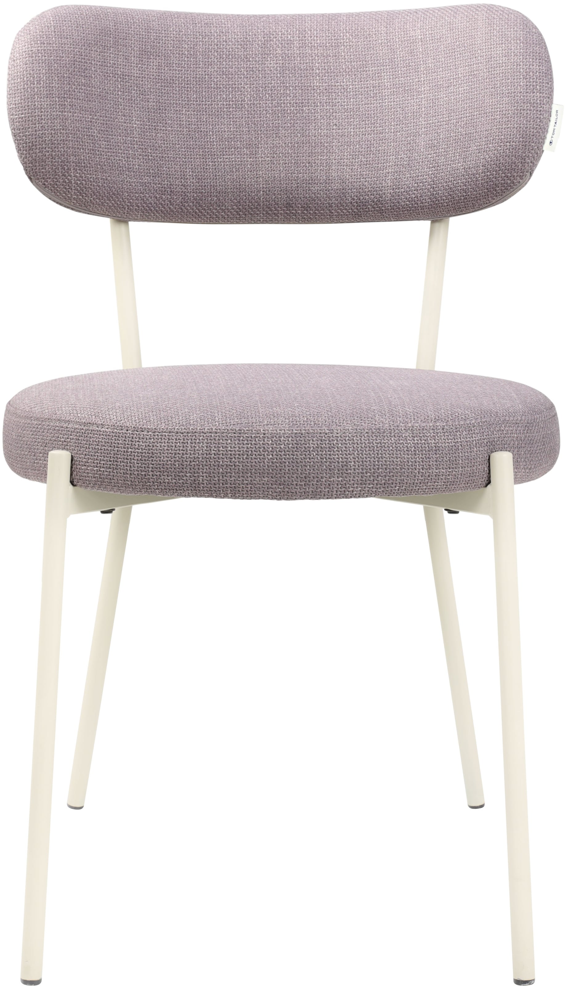 TOM TAILOR HOME 4-Fußstuhl »SOFT PAD CHAIR«, (Set), 2 St., Webstoff, Esszimmerstuhl, 4-Fußgestell, mit Rückenausschnitt