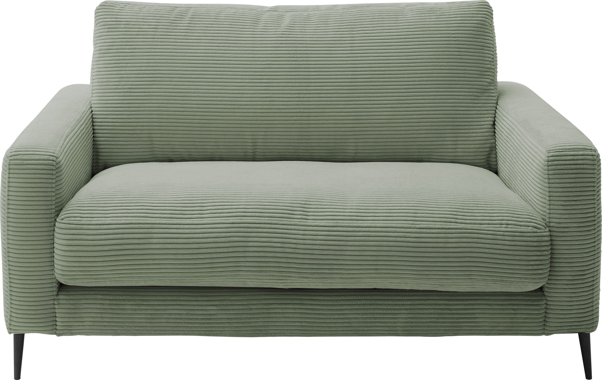 Home affaire 1,5-Sitzer "Downtown B/T/H: 152/105/84 cm" weicher Sitzkomfort, Cord, gemütliches Loungemöbel zum Relaxen