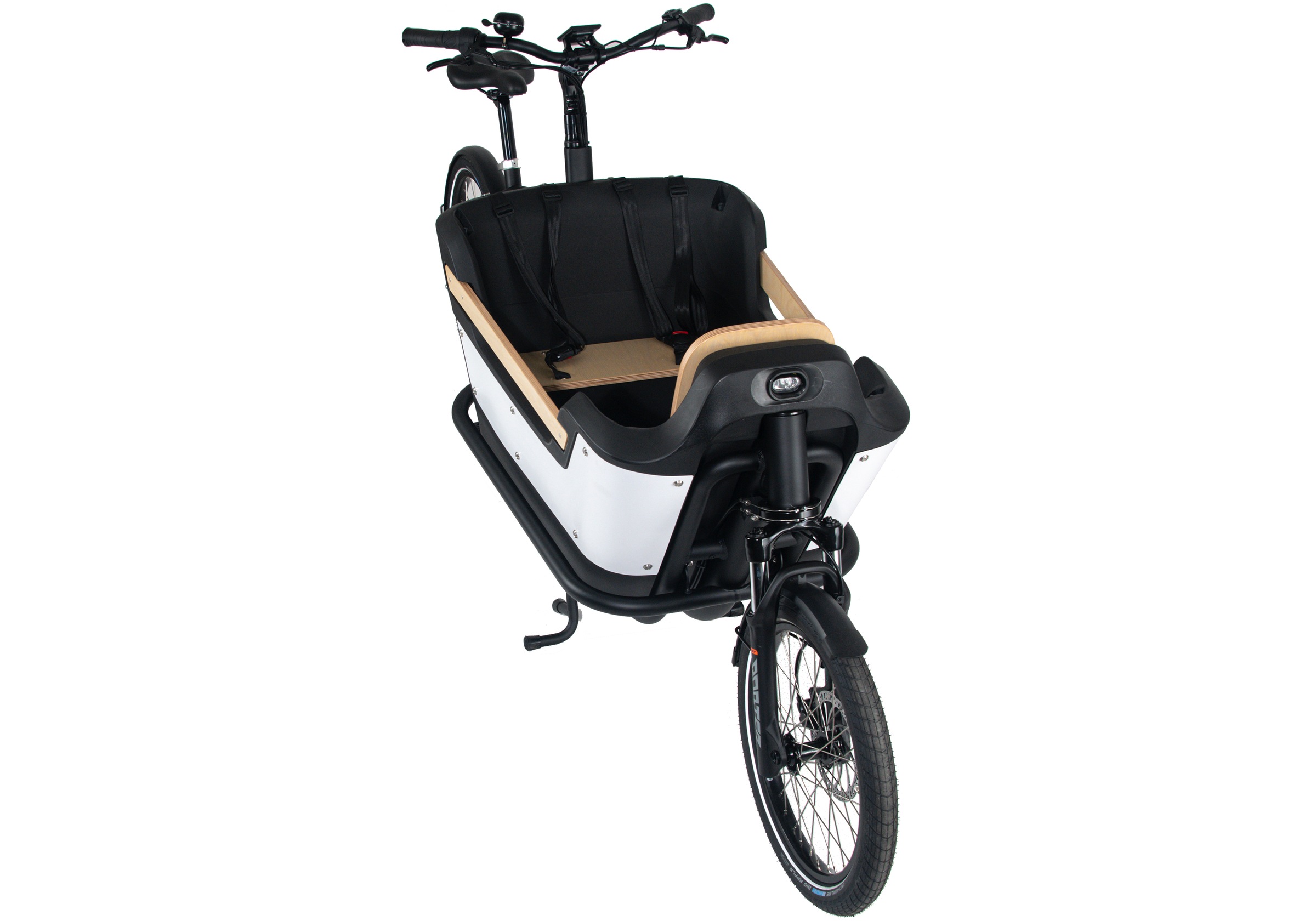 Royal Cargo Bikes »Cargo 2W Premium Plus Long 17,5Ah / 630 Wh 20 / 26 Zoll weiß« 0 Gang ENVIOLO NuVinci Schaltwerk Nabenschaltung Mittelmotor 250 W