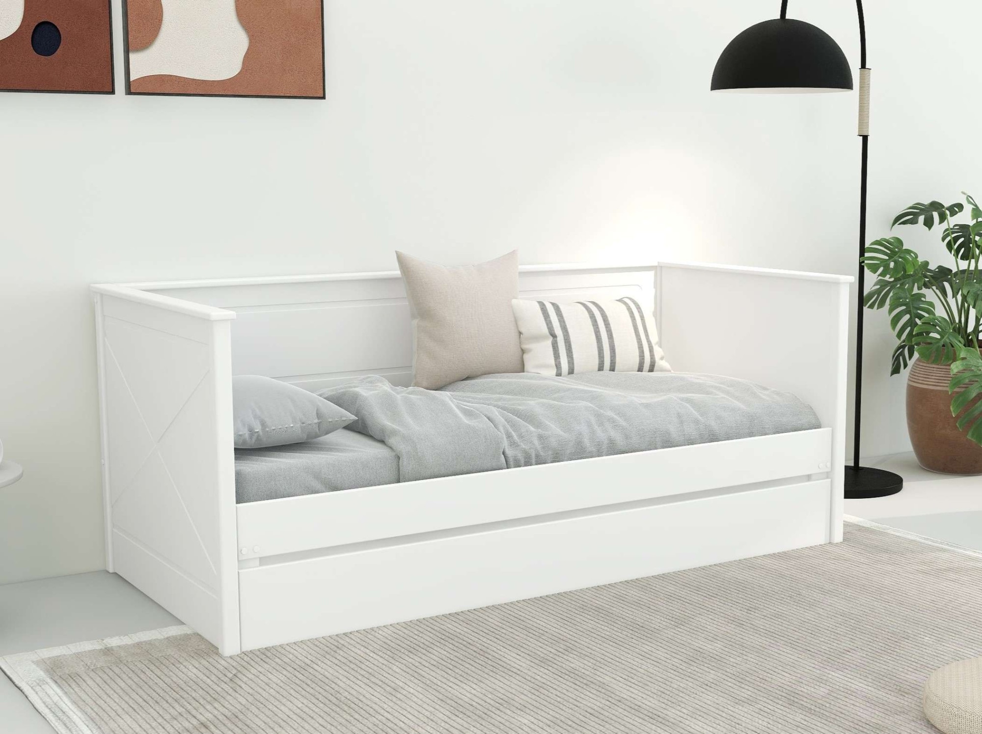 Home affaire Daybett »Emden«, mit Ausziehfunktion und Bettkasten, inklusive Lattenrost