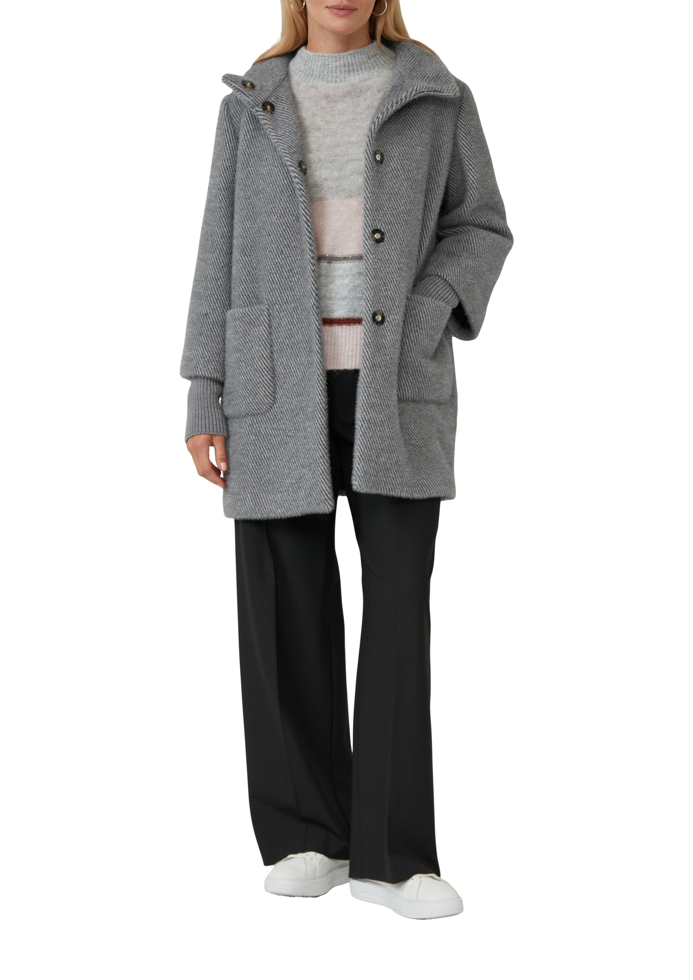 s.Oliver BLACK LABEL Wintermantel mit Stehkragen günstig online kaufen