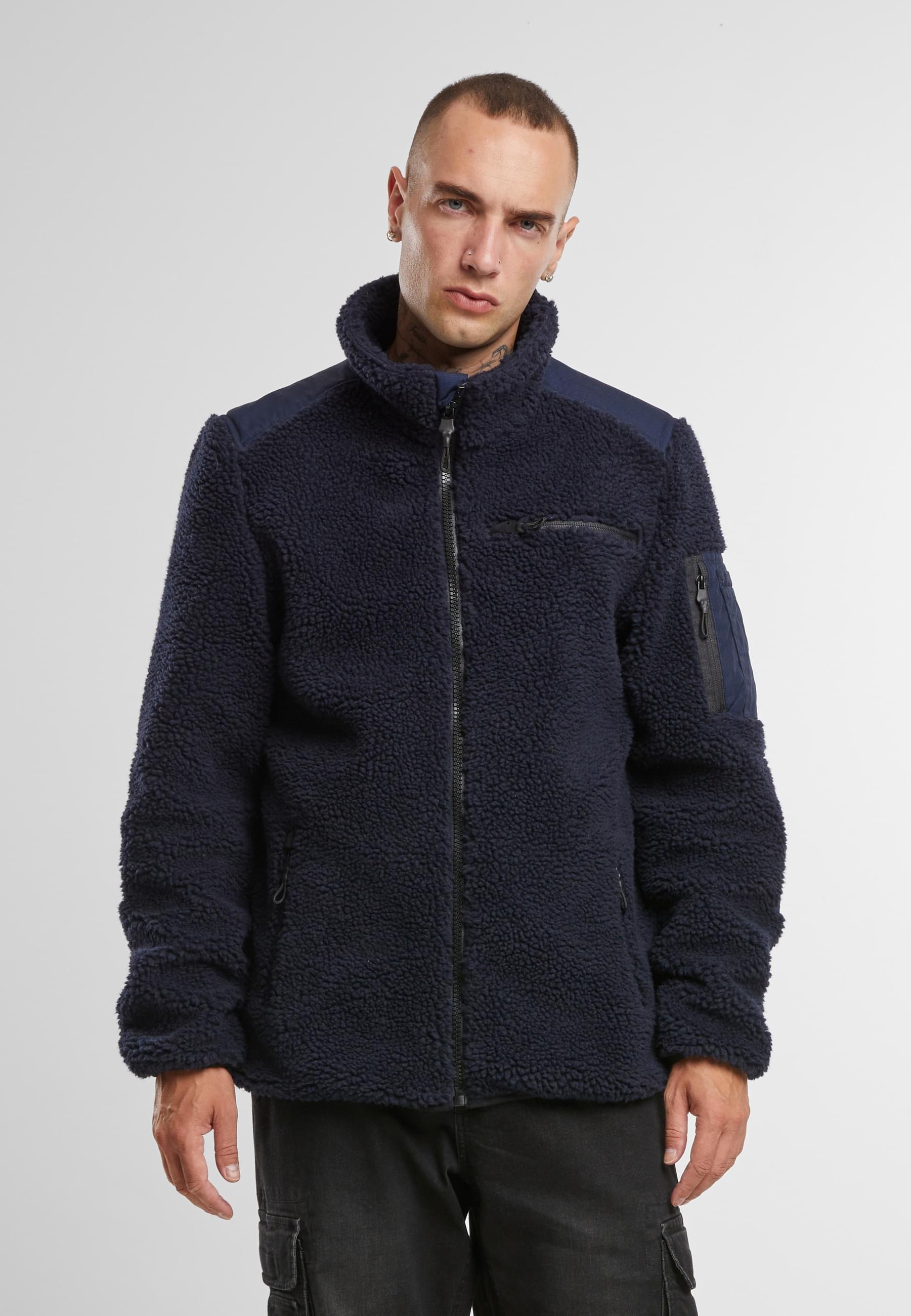 Brandit Allwetterjacke »Brandit Brandit Men Ramble Teddyfleece Jacket«, (1 St.), ohne Kapuze