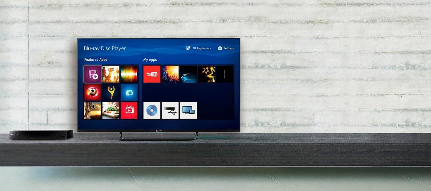 Sony Blu-ray-Player »BDP-S3700«, Miracast (Wi-Fi Alliance)-LAN (Ethernet)-WLAN, Full HD