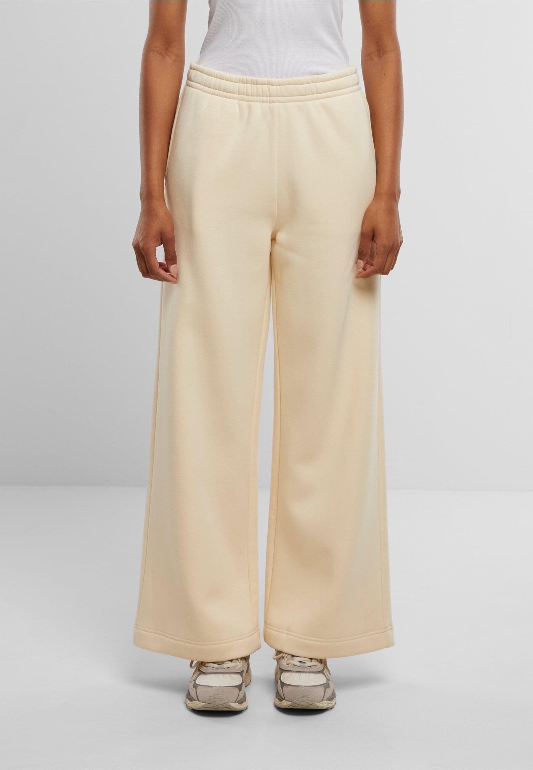 URBAN CLASSICS Jogginghose »Urban Classics Ladies Fluffy Wideleg Trackpants«