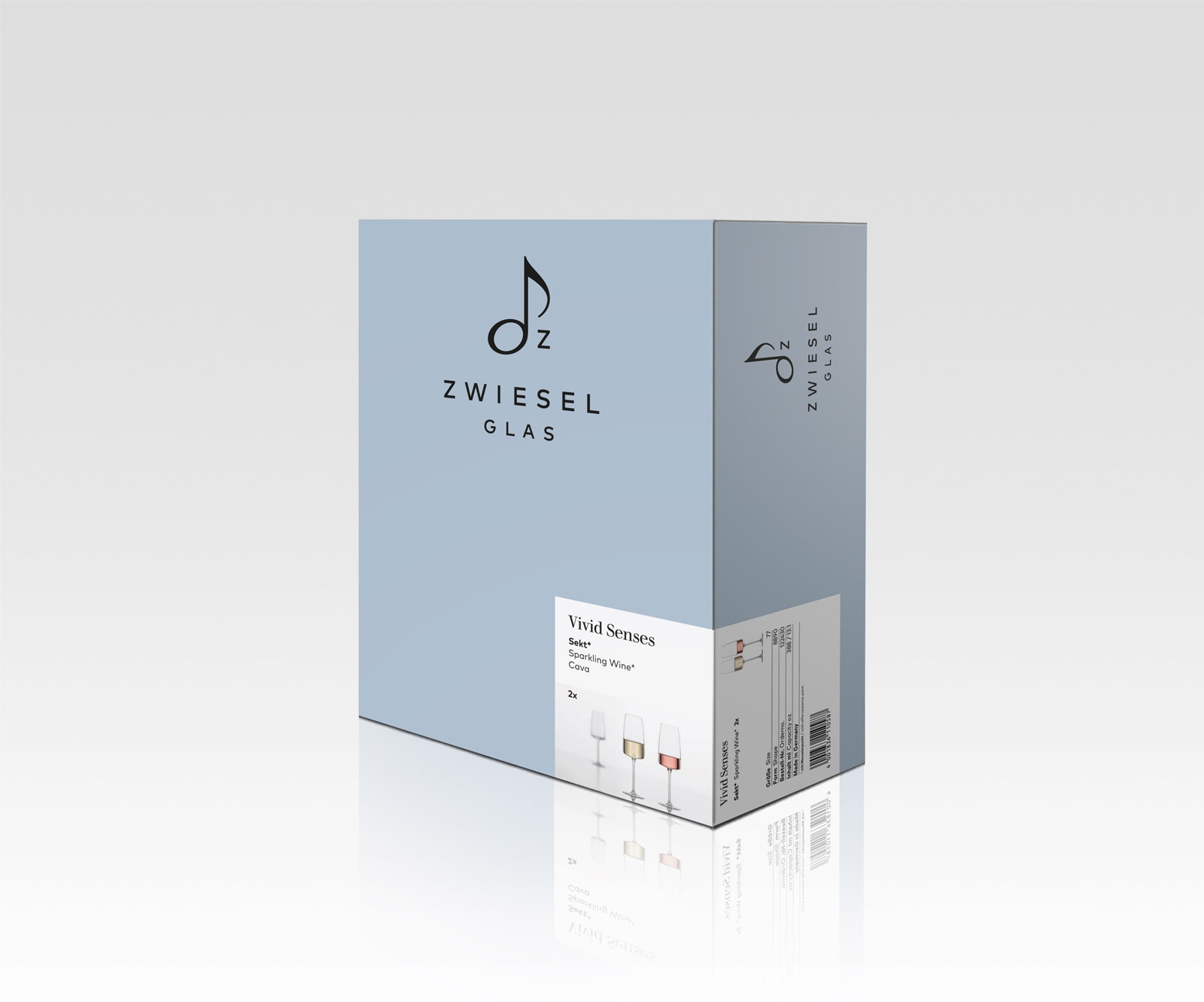 Zwiesel Glas Sektglas »Sektgläser Vivid Senses 388 ml 2er Set transparent«