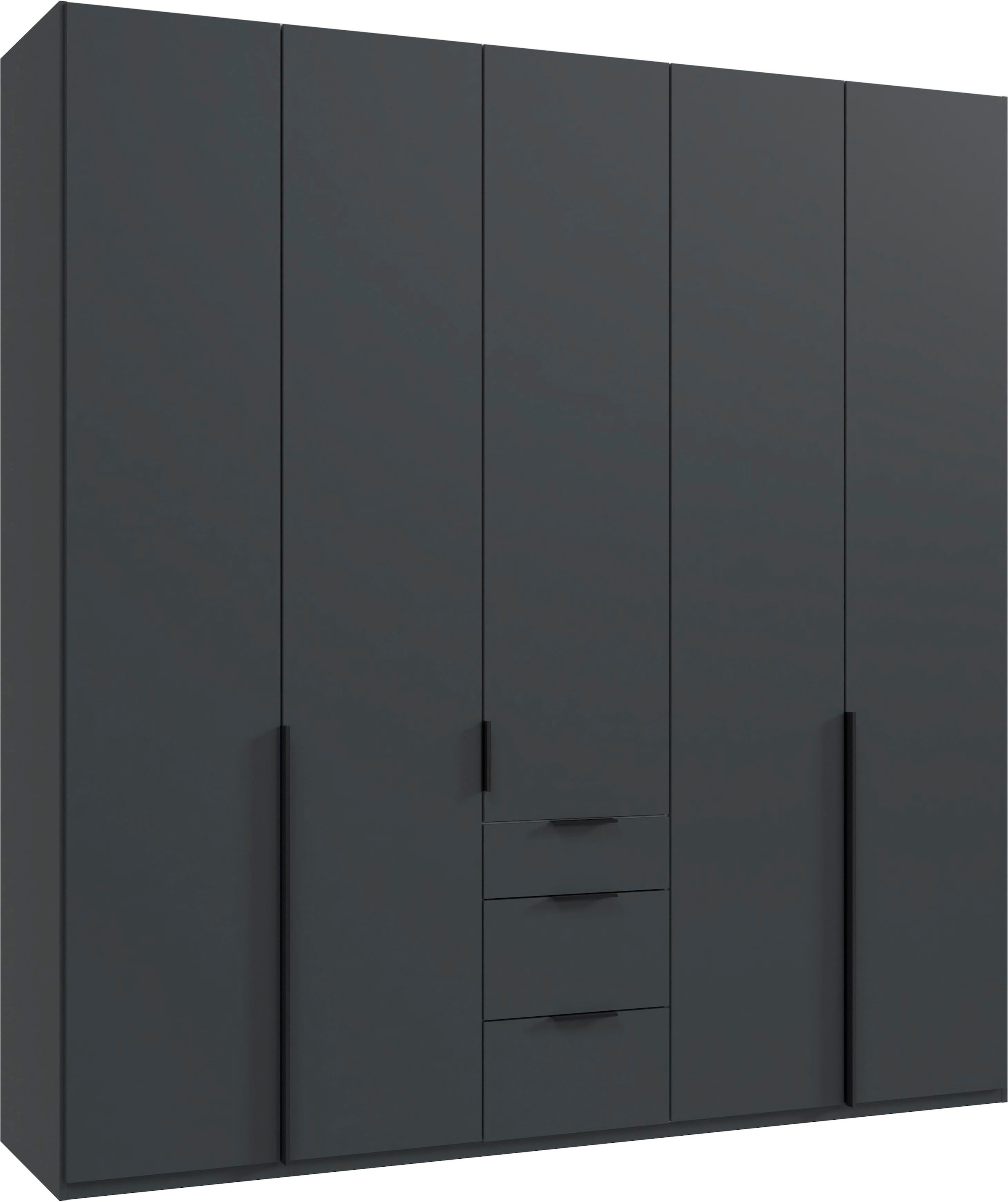 Wimex Drehtürenschrank "Mugano" mit langen oder kurzen Griffen aus Metall, in vielen Breiten, 208 oder 236 cm hoch, Made in Germany
