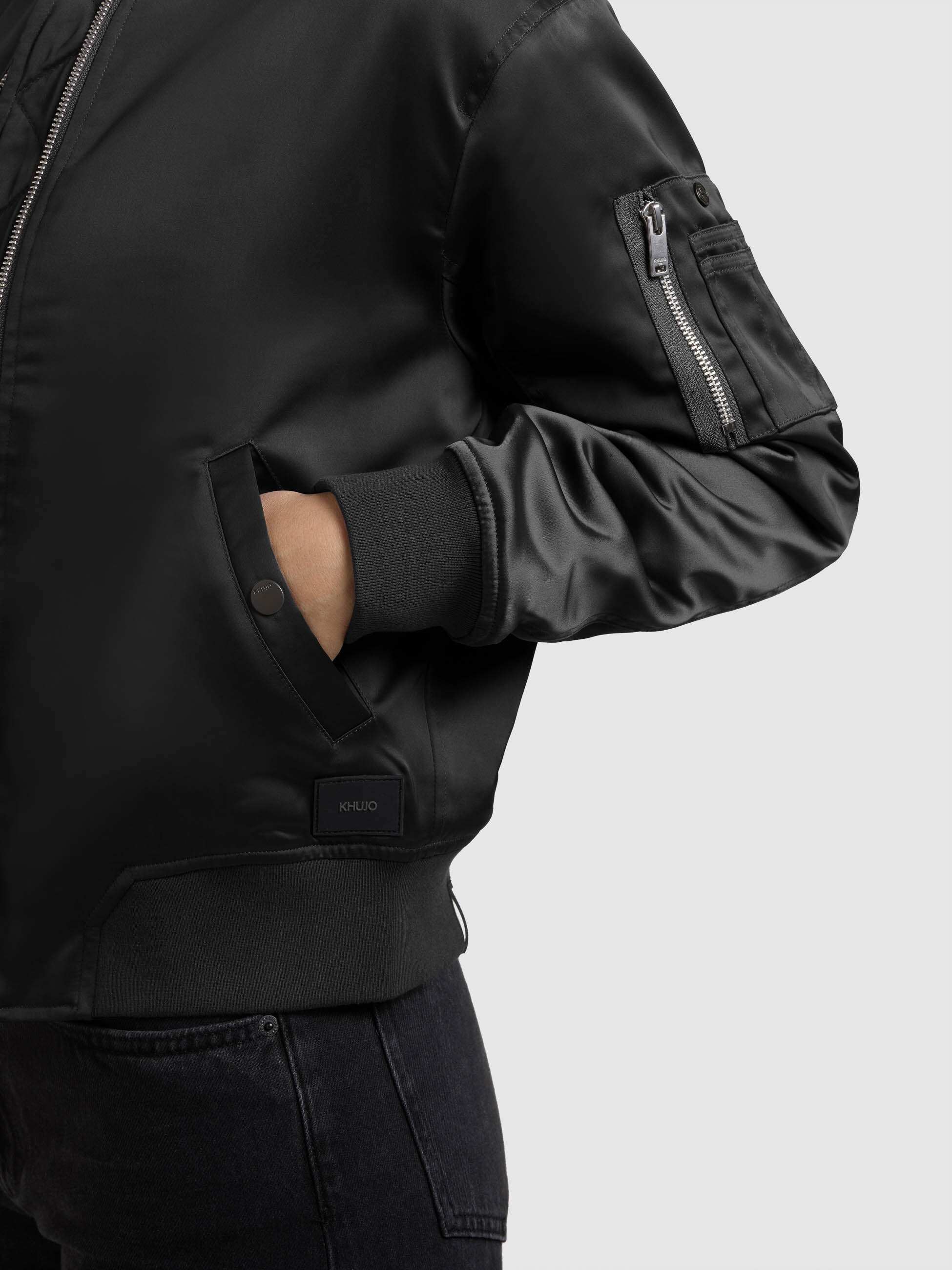 khujo Blouson »BETH« ohne Kapuze