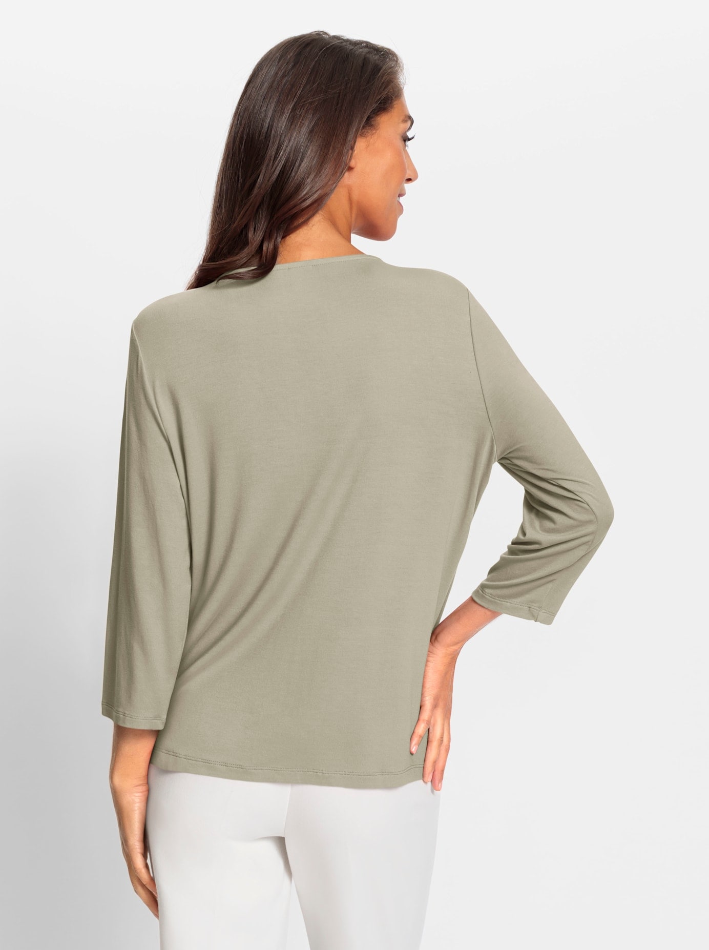 heine Rundhalsshirt »Shirt«, (1 tlg.)
