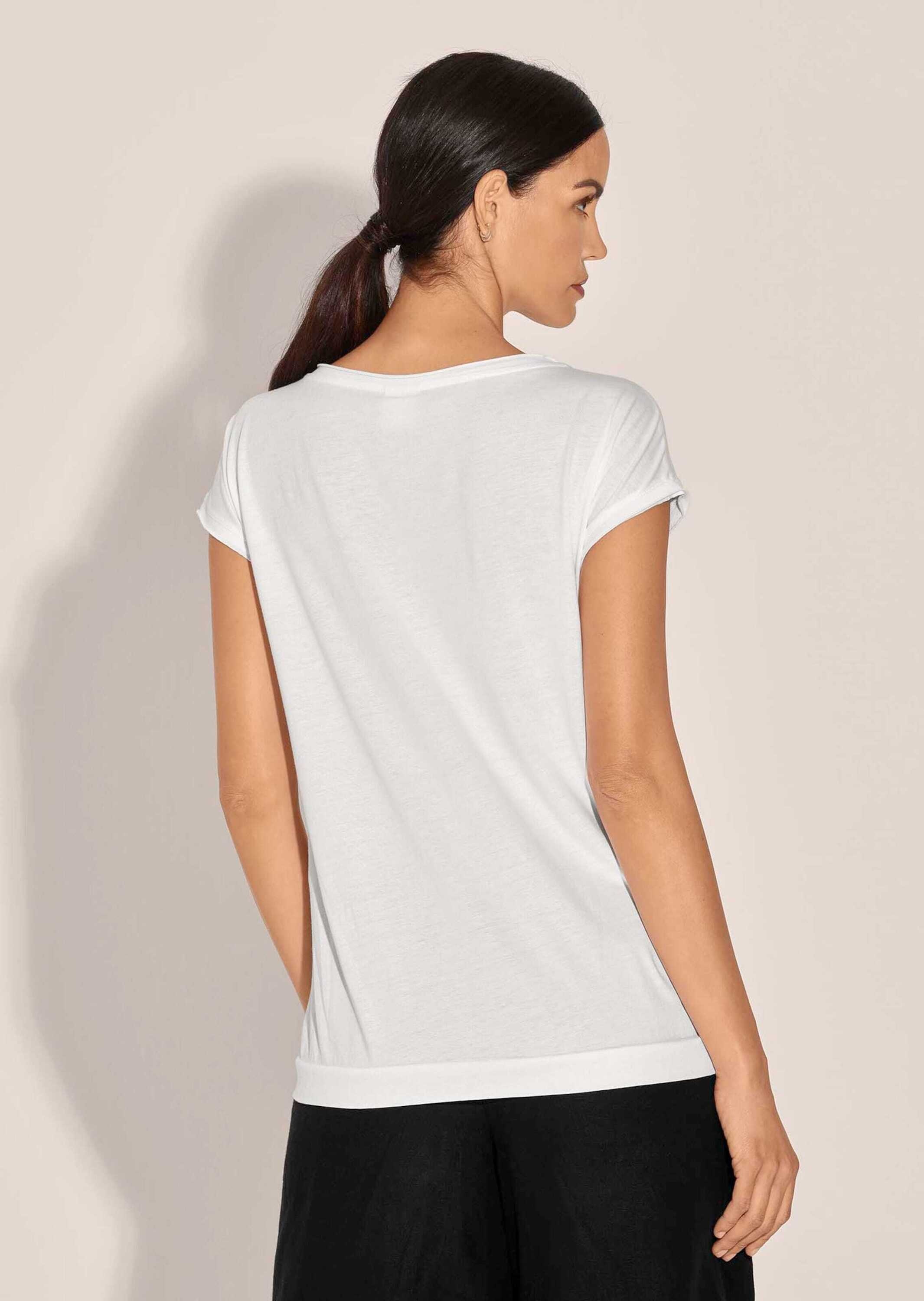 MADELEINE Kurzarmshirt »Shirt Rundhals-Shirt mit platziertem Druck«