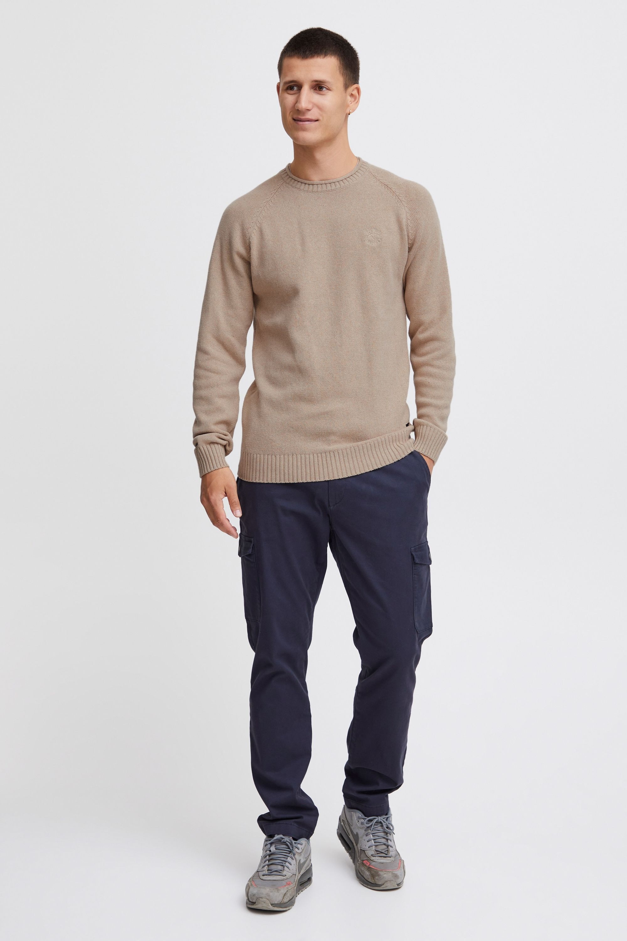 Indicode Strickfleece-Pullover »Strickpullover IDTorin«
