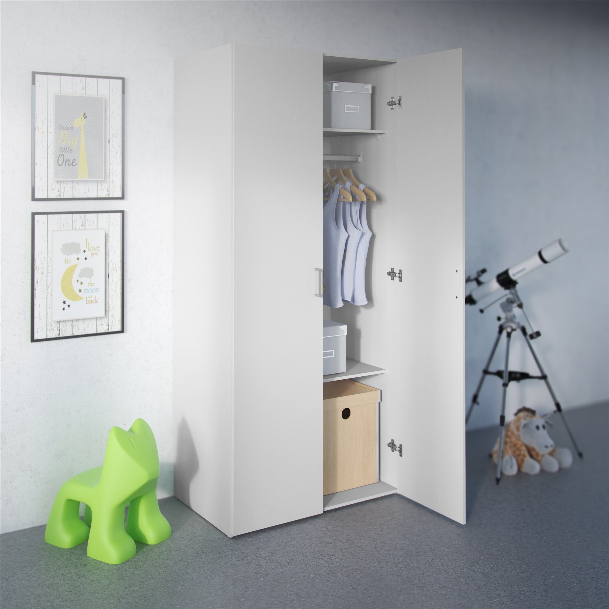 INOSIGN Kleiderschrank "Space Drehtürenschrank, Aufbewahrung Kasten Schrank günstig online kaufen