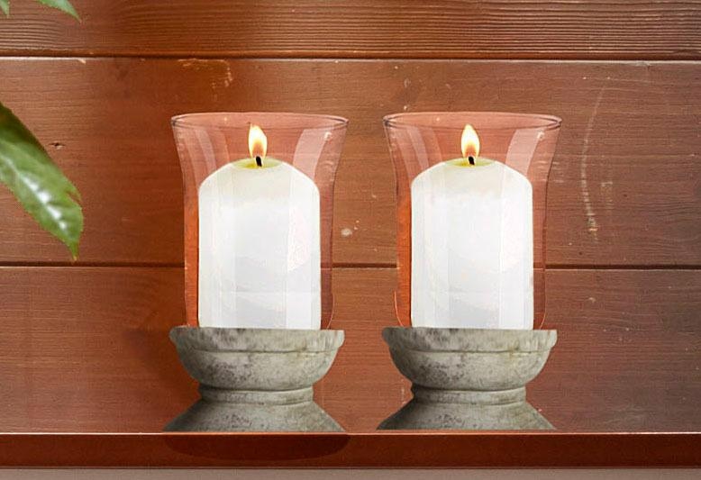 Home affaire Windlicht »Antik-Windlicht«, (Set, 2 St.) kaufen | BAUR