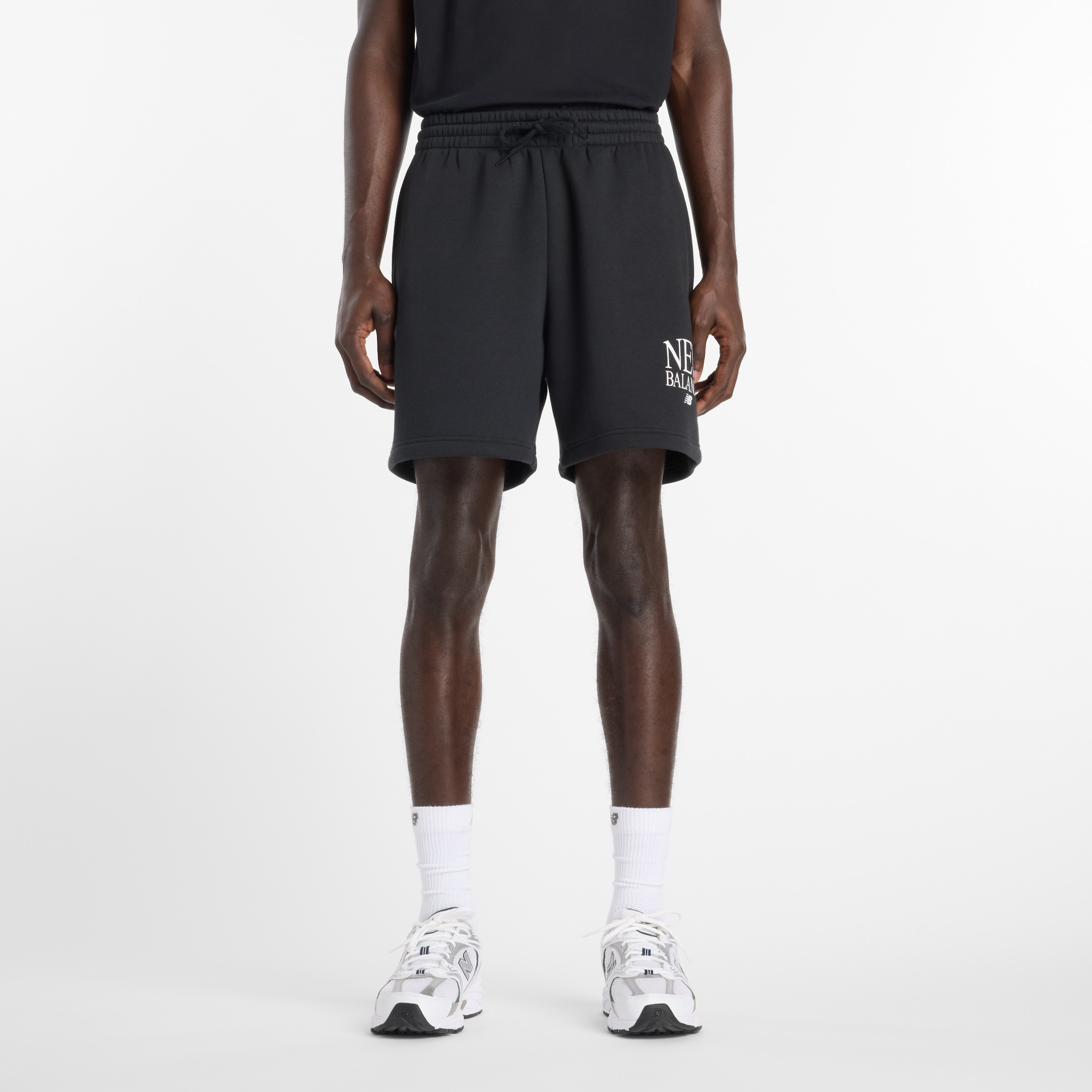 New Balance Sweatshorts aus Baumwolle und Polyester, sportlicher Stil, bequ günstig online kaufen